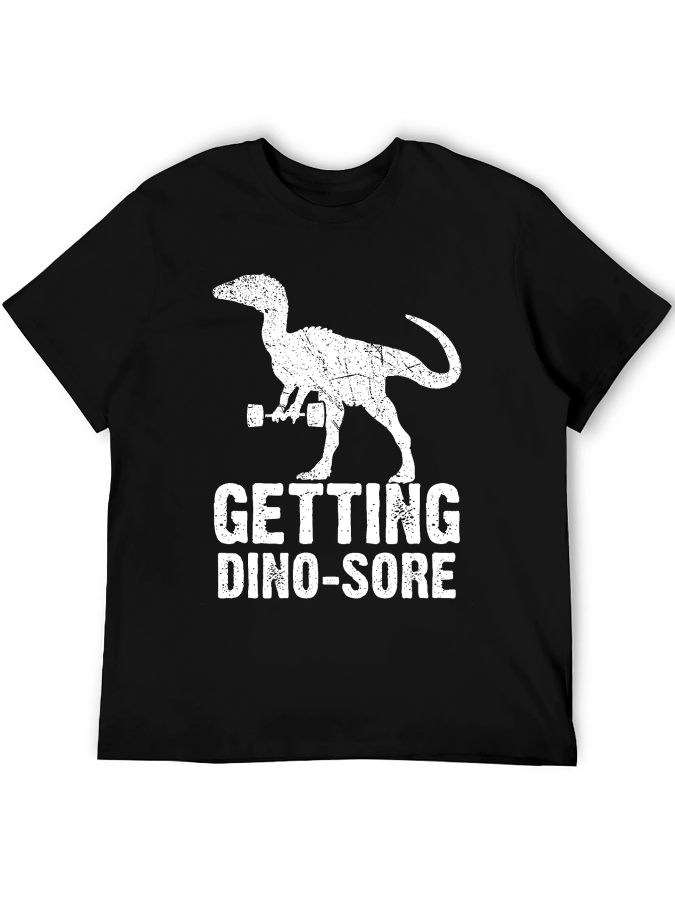 Getting Dino-Sore Black T-Shirt