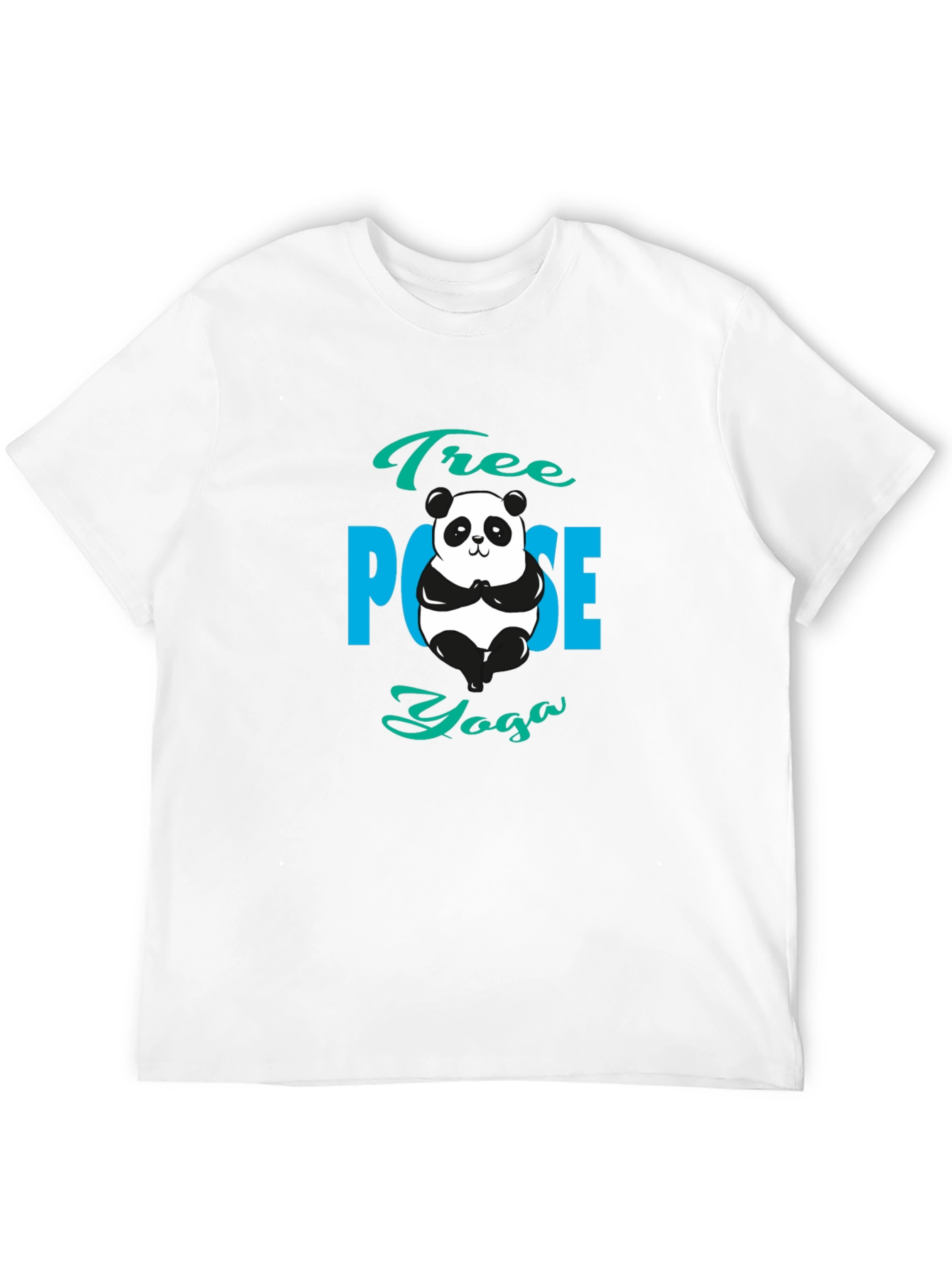 Panda Tree Pose Yoga Graphic Tee