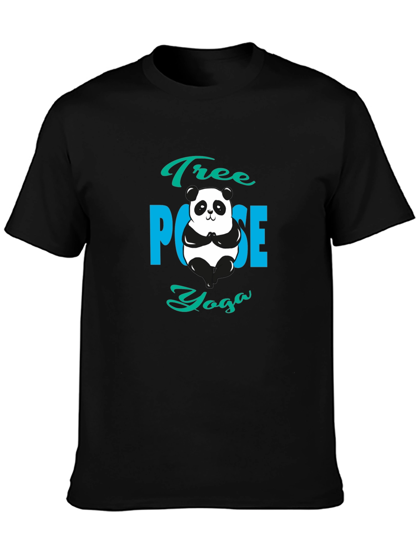 Panda Tree Pose Yoga Graphic Tee