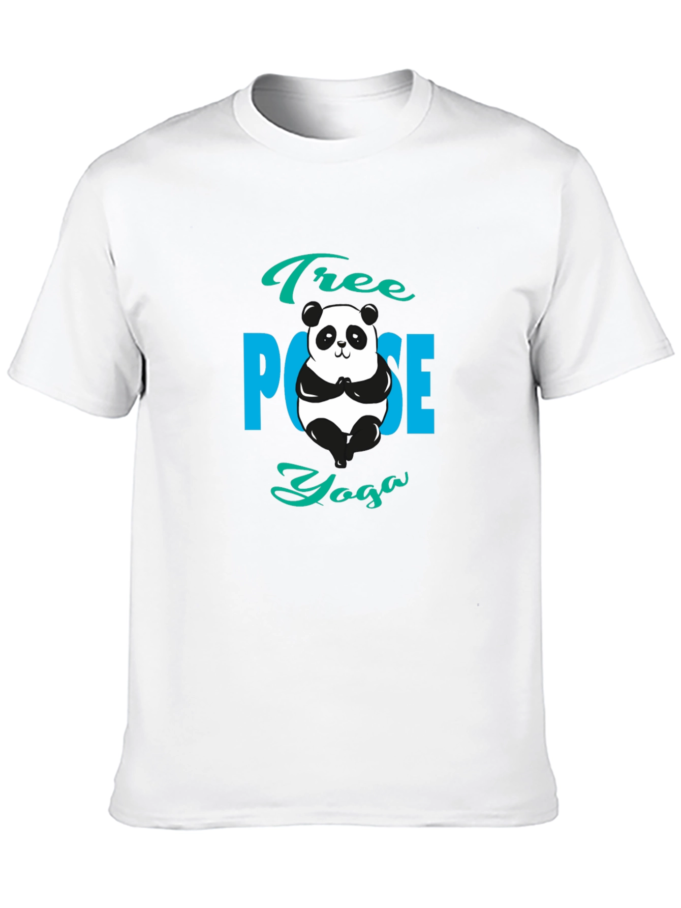 Panda Tree Pose Yoga Graphic Tee