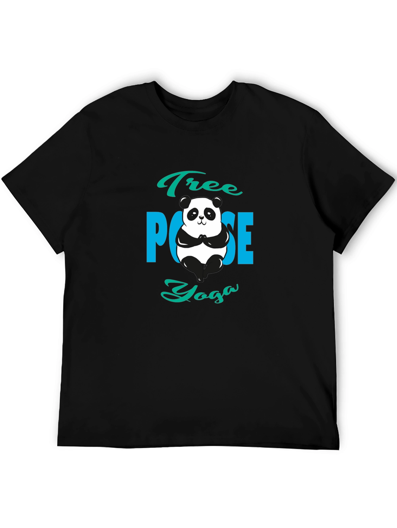 Panda Tree Pose Yoga Graphic Tee