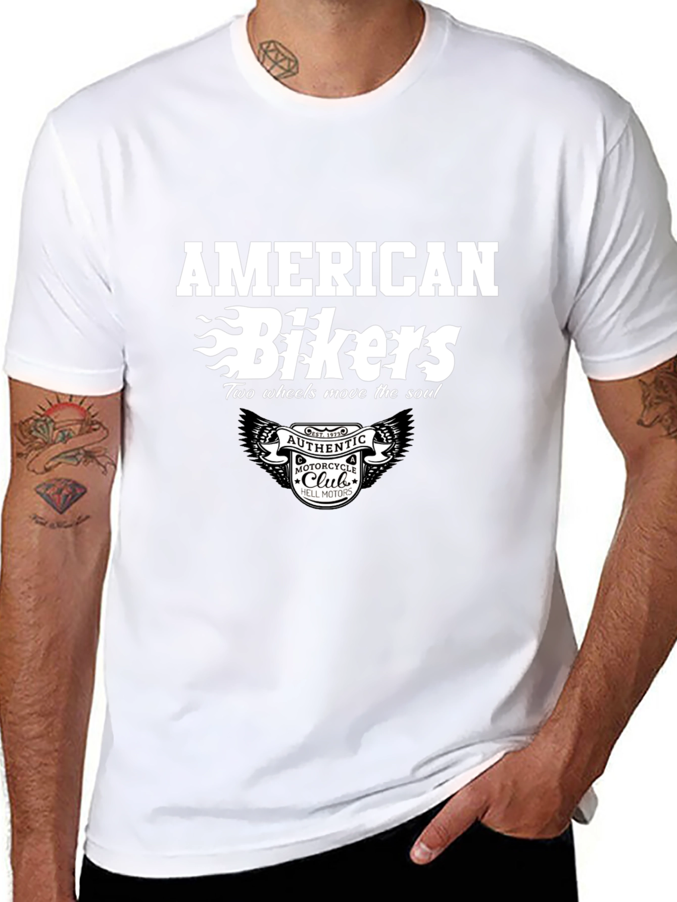 American Bikers Graphic T-Shirt