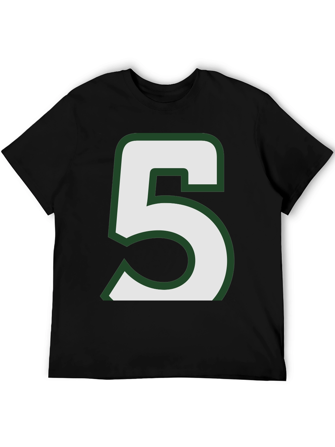 Number 5 Graphic T-Shirt - Casual Style