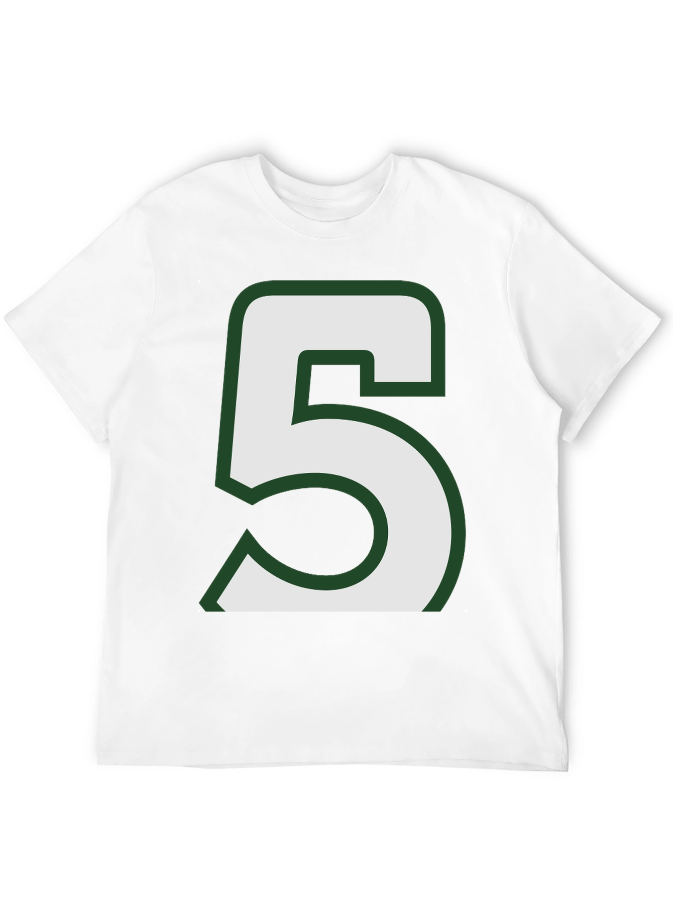 Number 5 Graphic T-Shirt - Casual Style