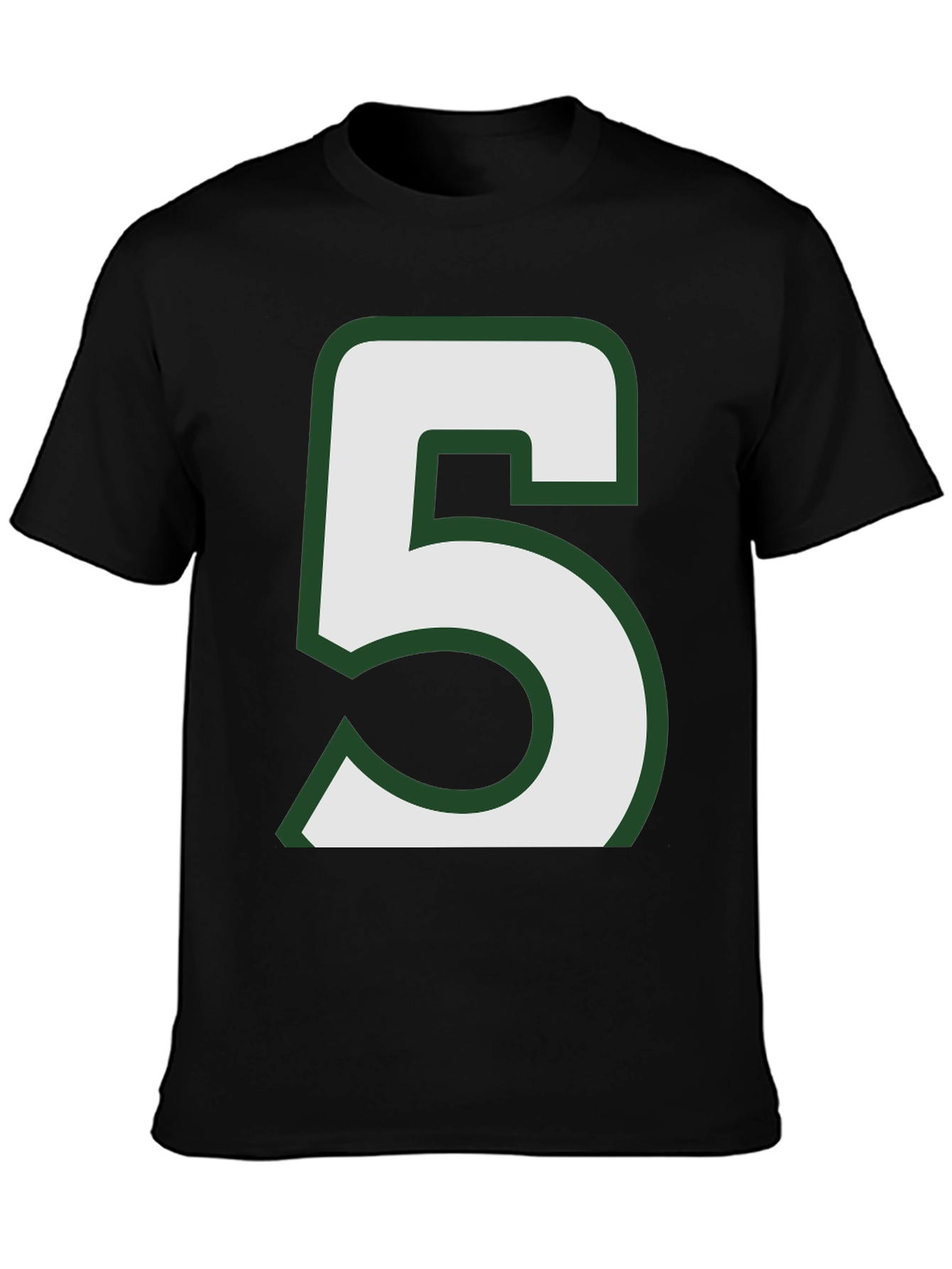 Number 5 Graphic T-Shirt - Casual Style