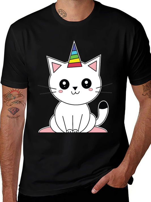 Unicat T-Shirt - Rainbow Unicorn Cat Tee