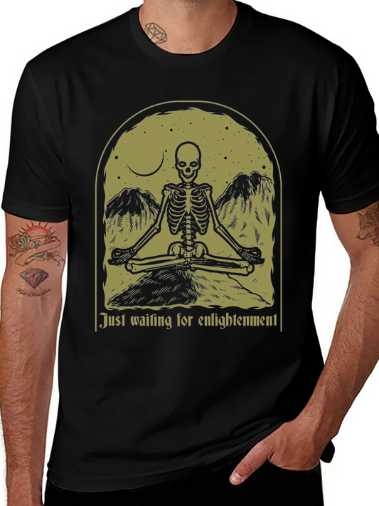 Enlightenment Skeleton Graphic Tee