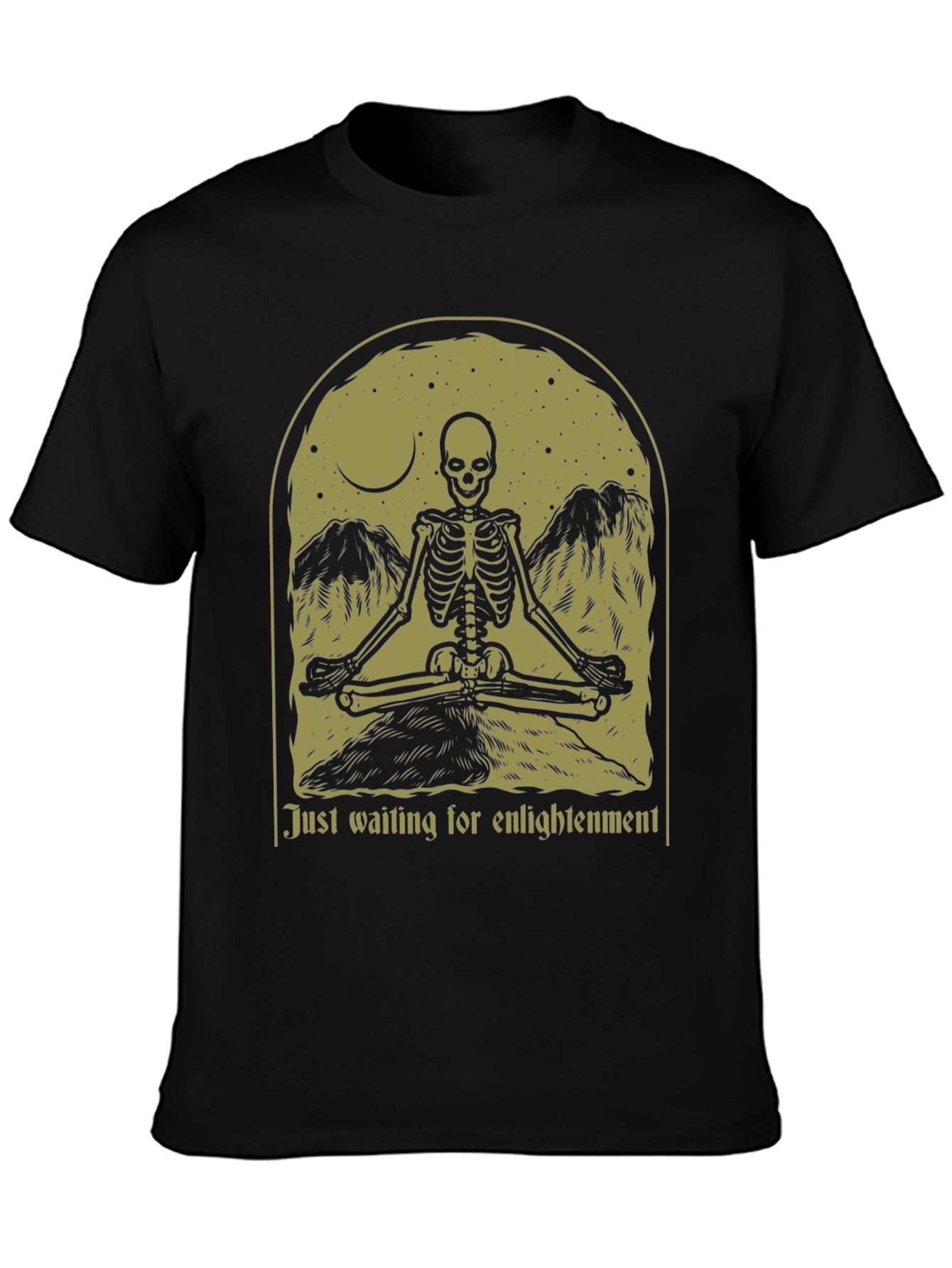 Enlightenment Skeleton Graphic Tee