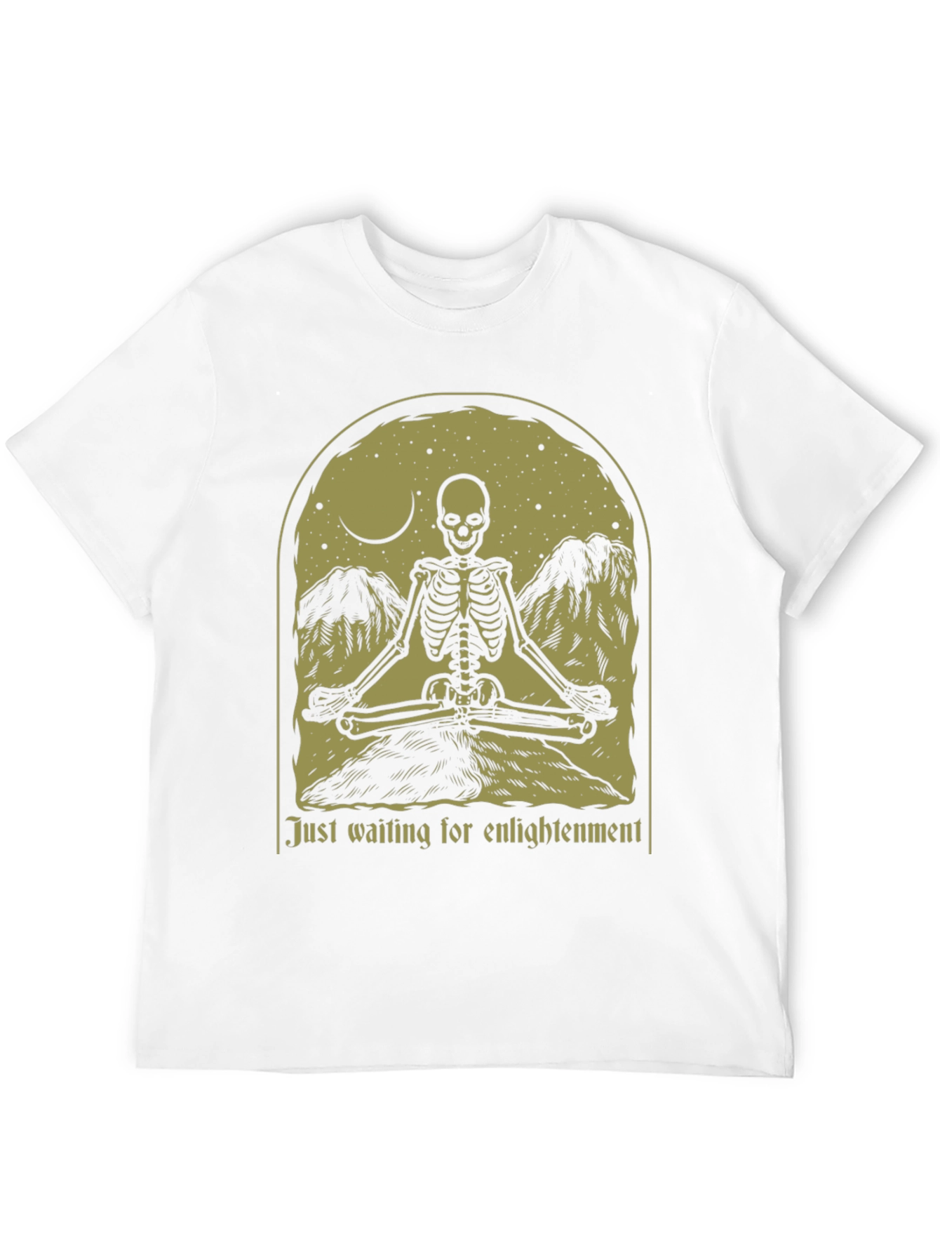 Enlightenment Skeleton Graphic Tee