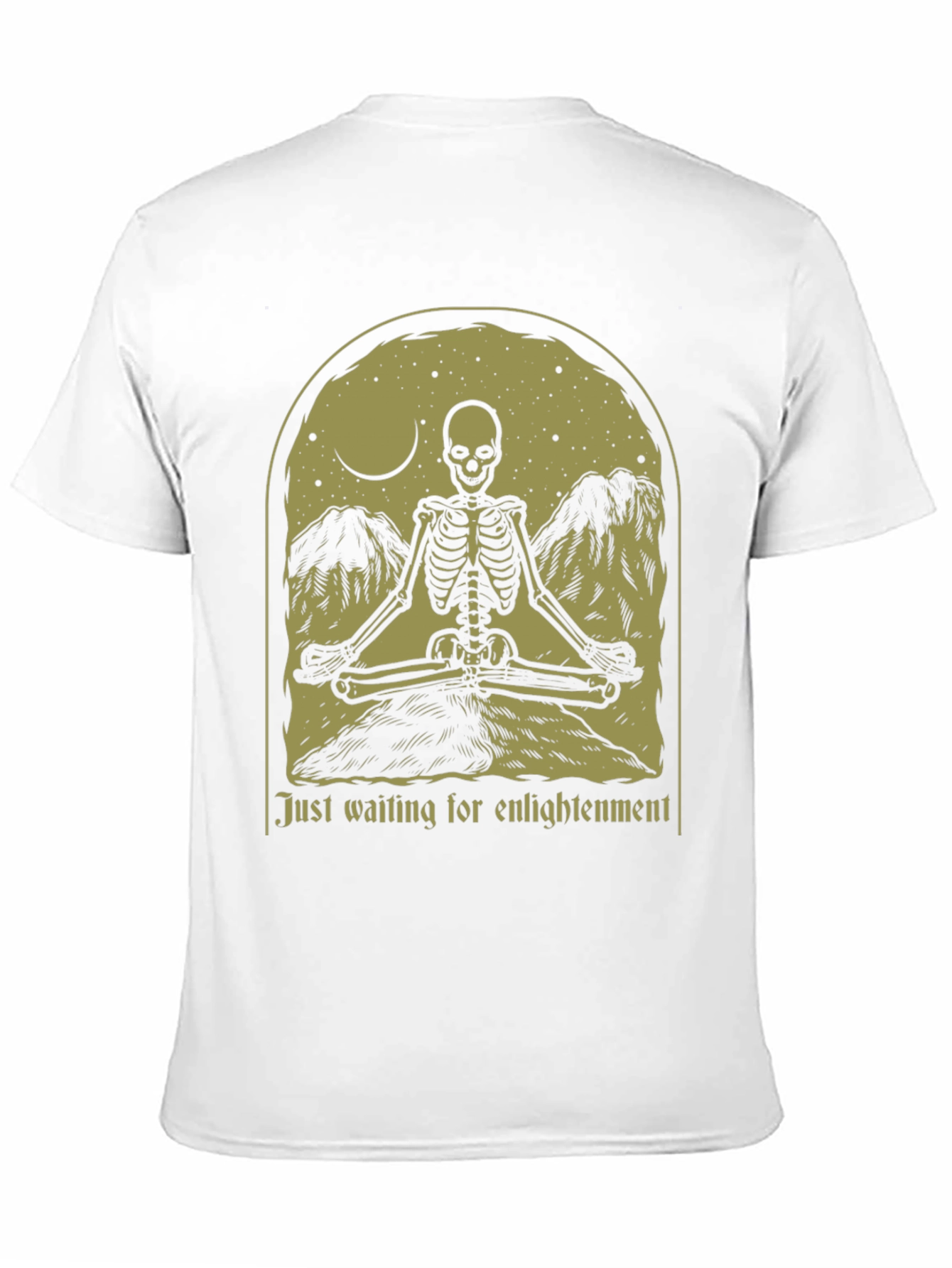 Enlightenment Skeleton Graphic Tee