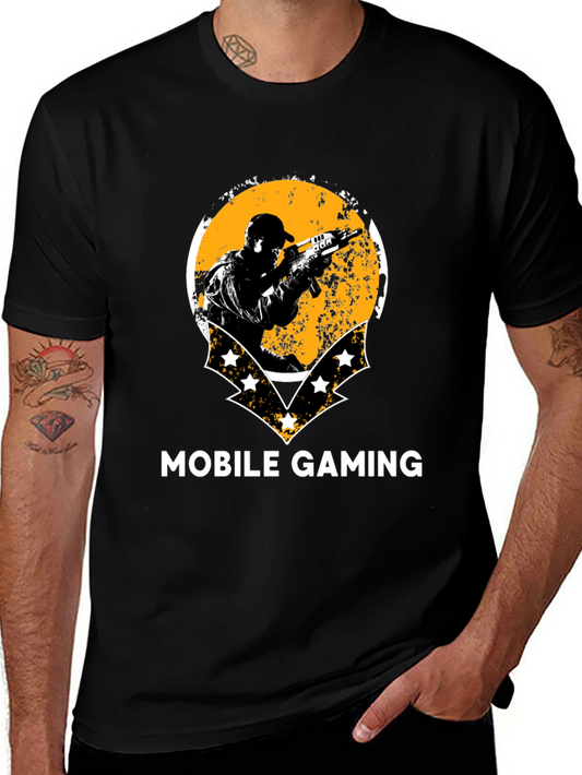 Mobile Gaming Graphic Tee - Gamer T-Shirt