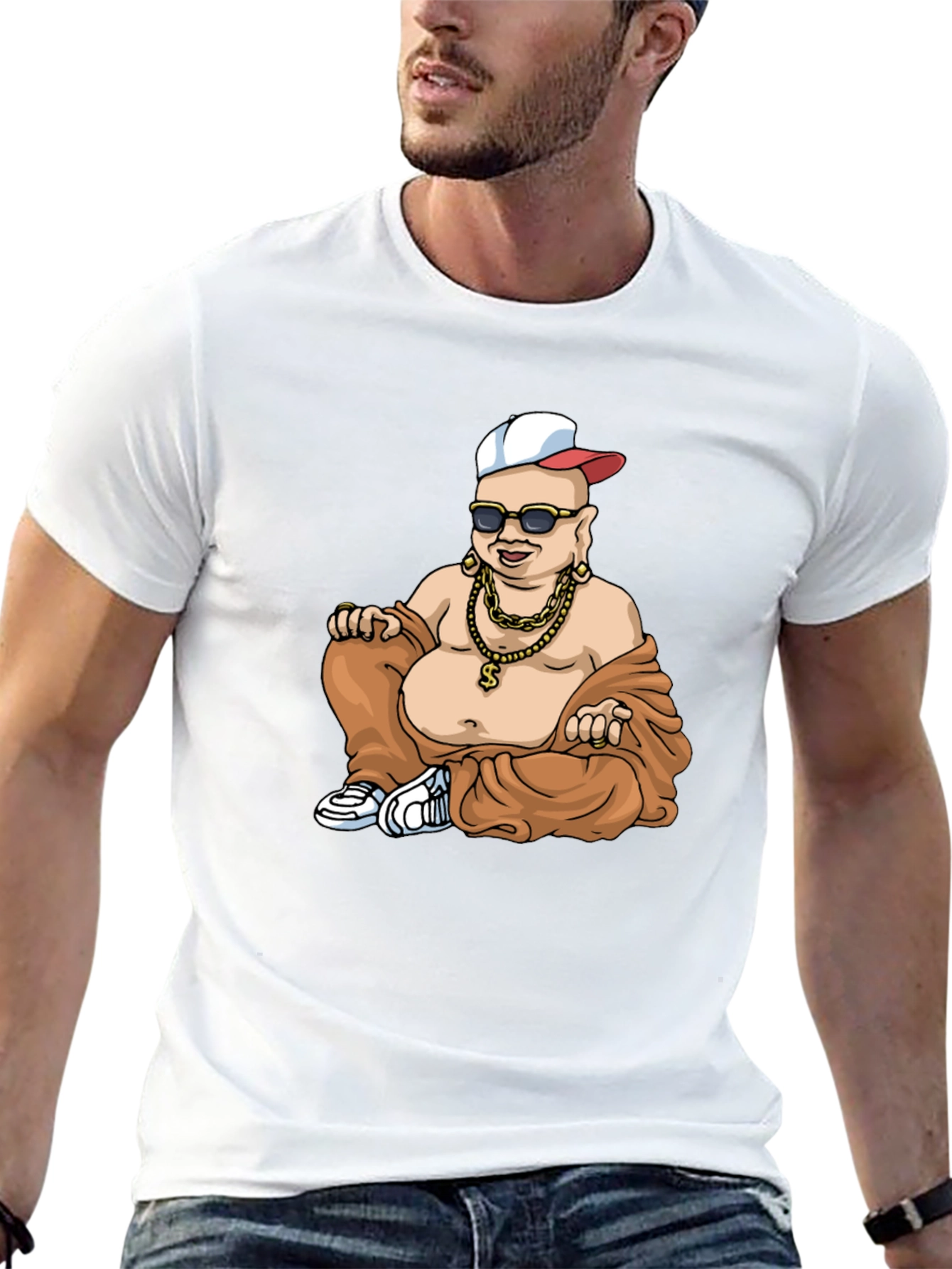 Buddha Style Mens Graphic T-Shirt