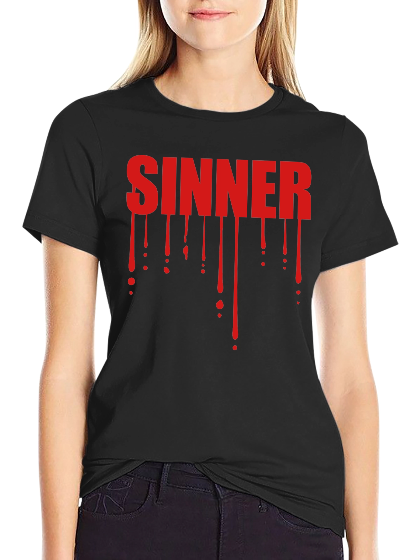 Sinner Graphic Tee - Dark Humor T-Shirt