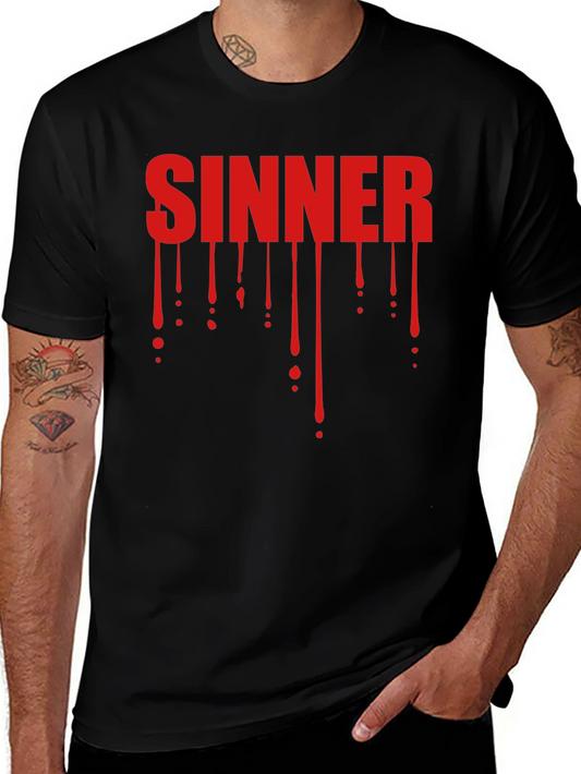Sinner Graphic Tee - Dark Humor T-Shirt