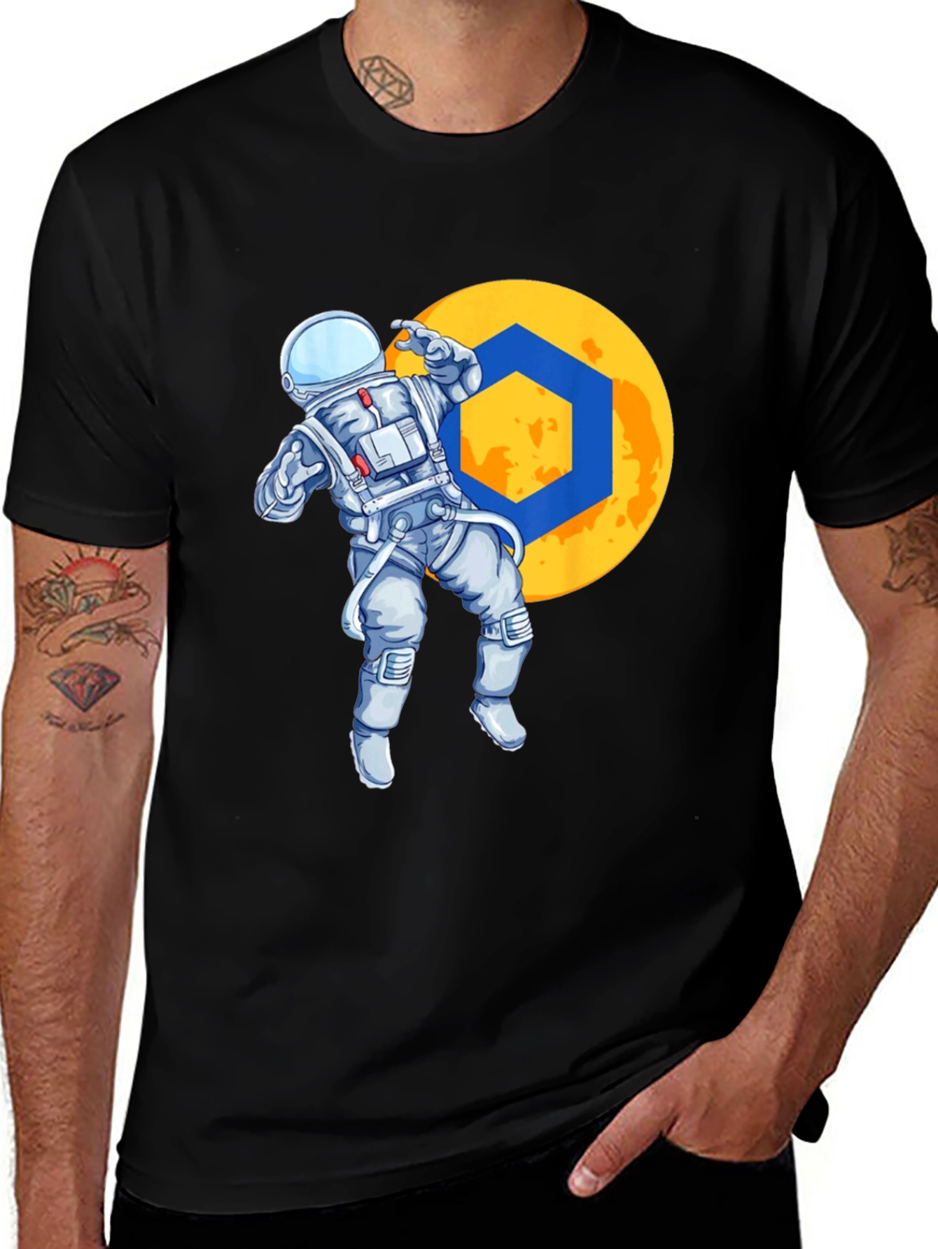 Astronaut in Space T-Shirt