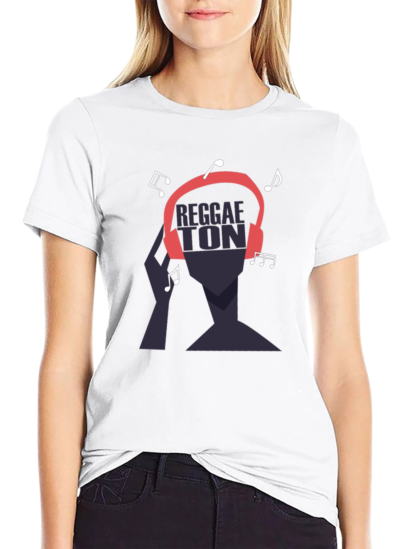Reggaeton Music Headphone T-Shirt