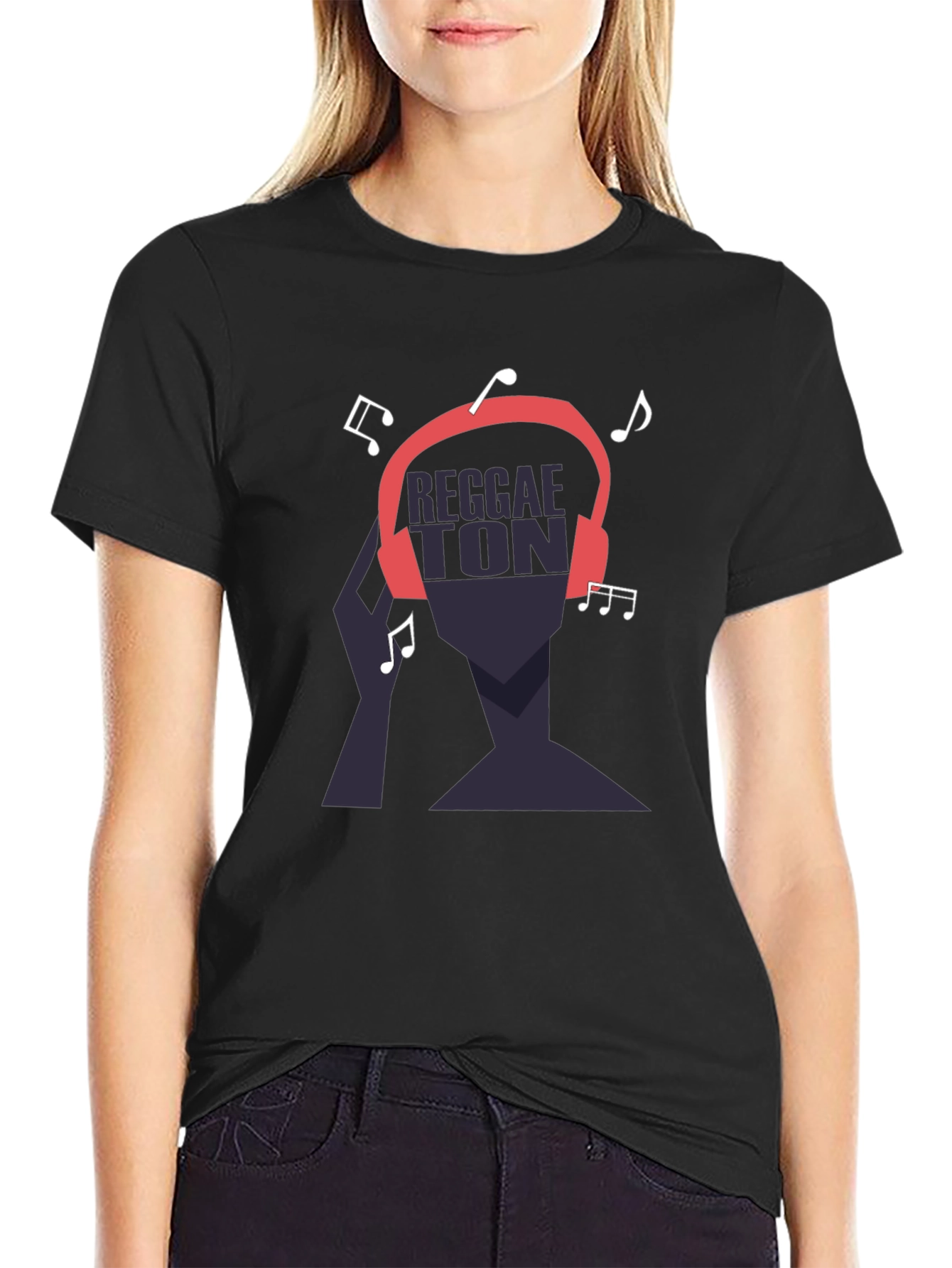 Reggaeton Music Headphone T-Shirt