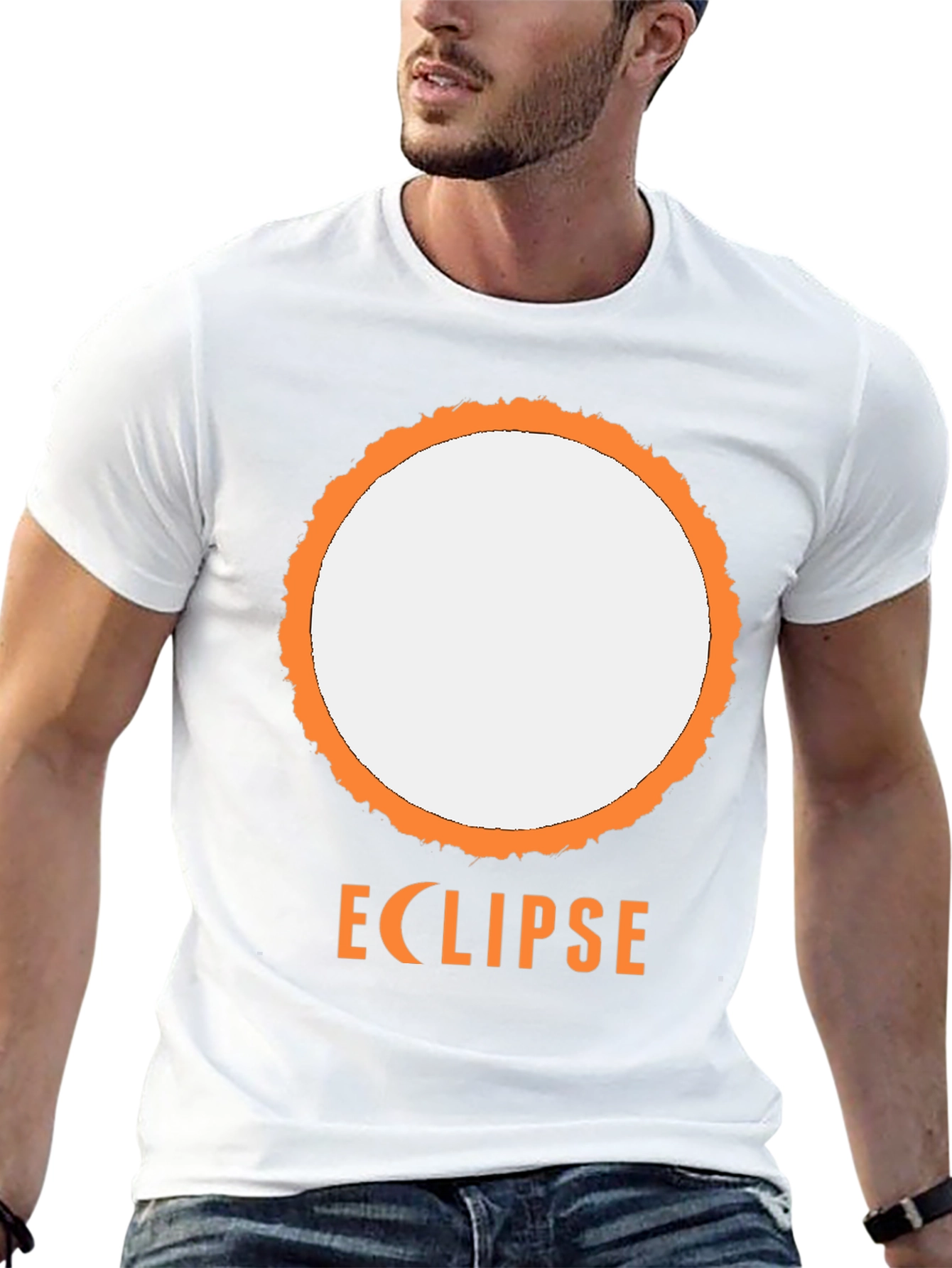 Eclipse Graphic Tee - Black Short Sleeve Shirt