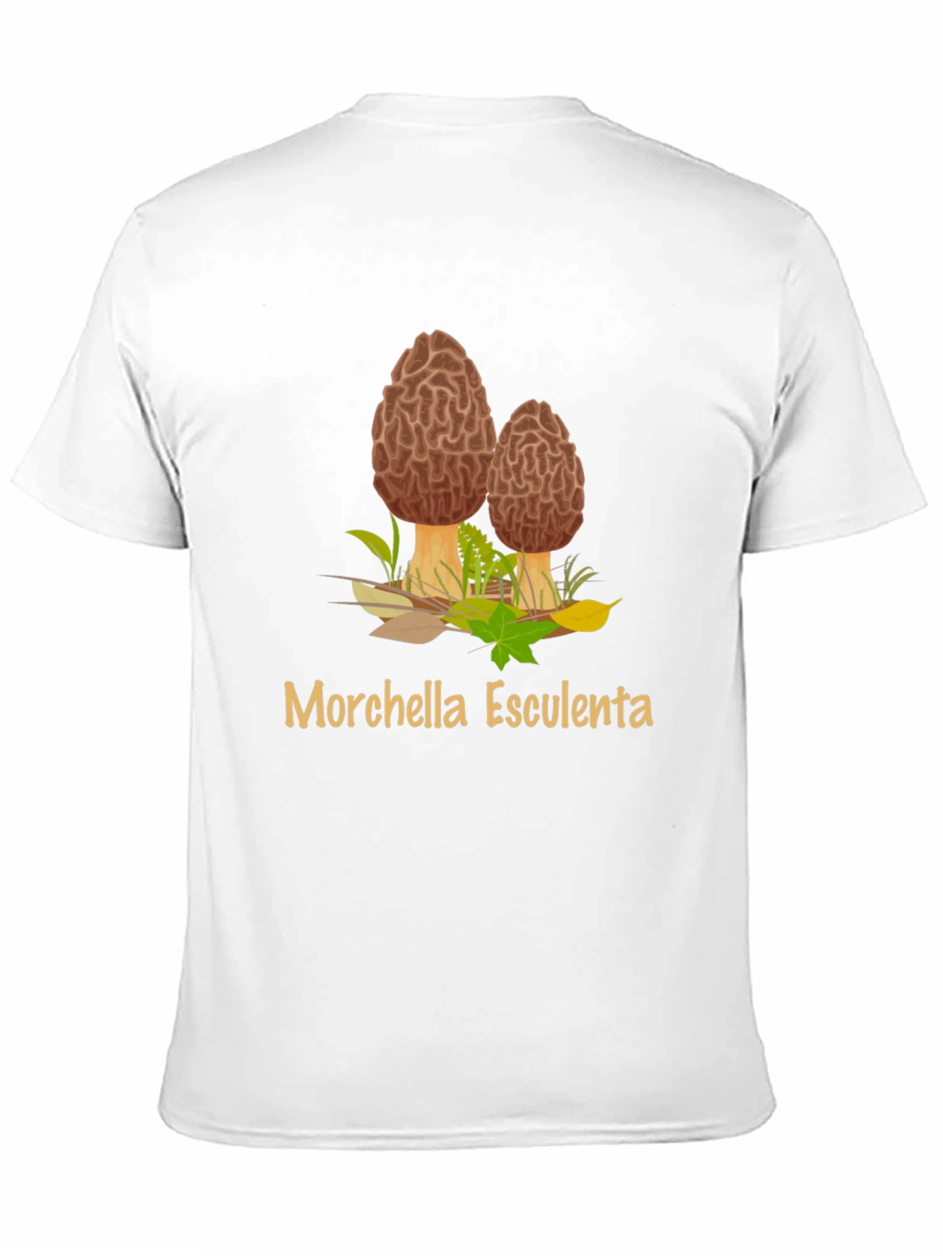 Morel Mushroom T-Shirt - Edible Fungus Graphic Tee