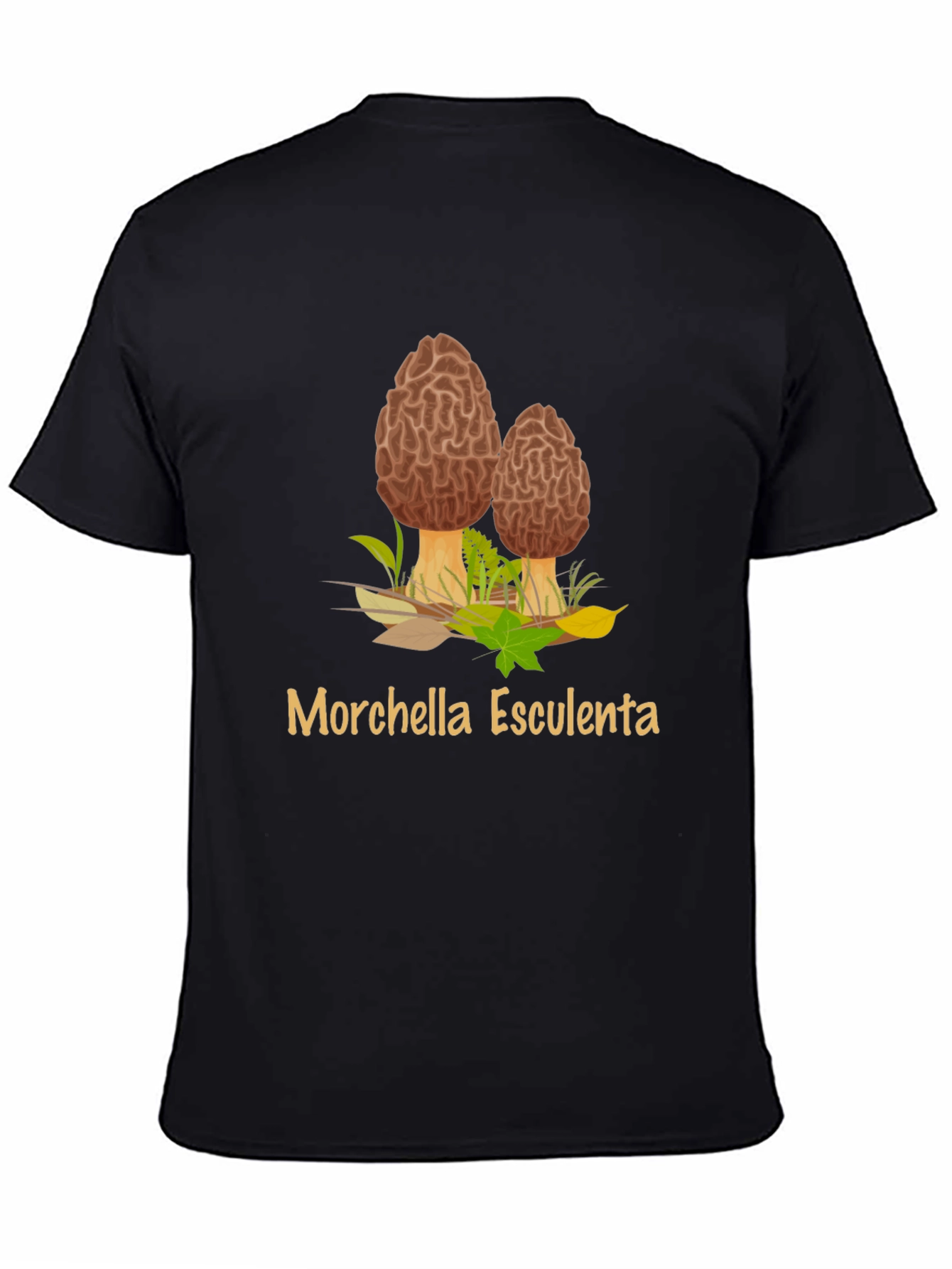Morel Mushroom T-Shirt - Edible Fungus Graphic Tee