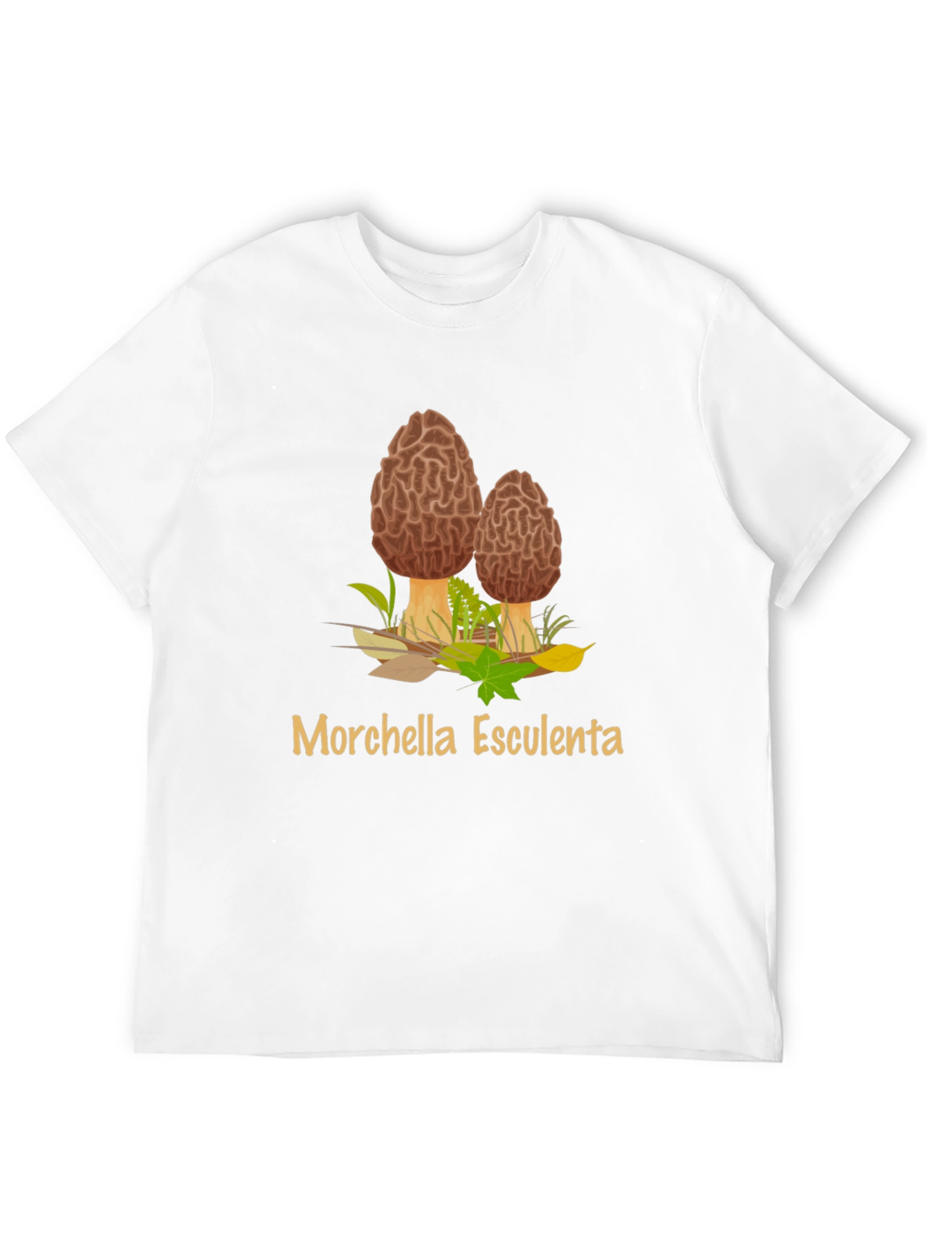 Morel Mushroom T-Shirt - Edible Fungus Graphic Tee