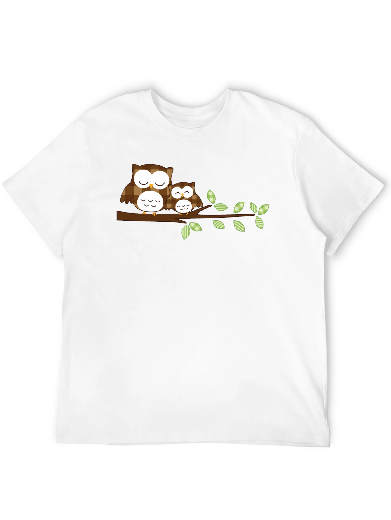 Owl Family Graphic Tee - Nature Lover Shirt