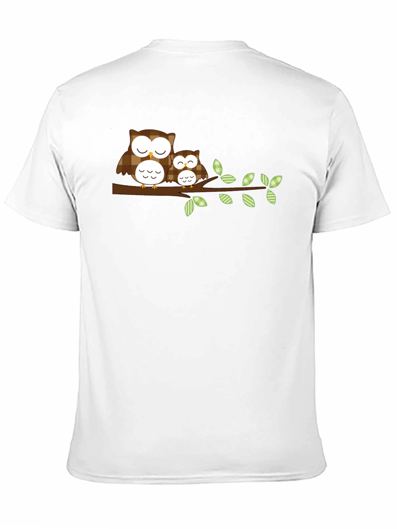 Owl Family Graphic Tee - Nature Lover Shirt