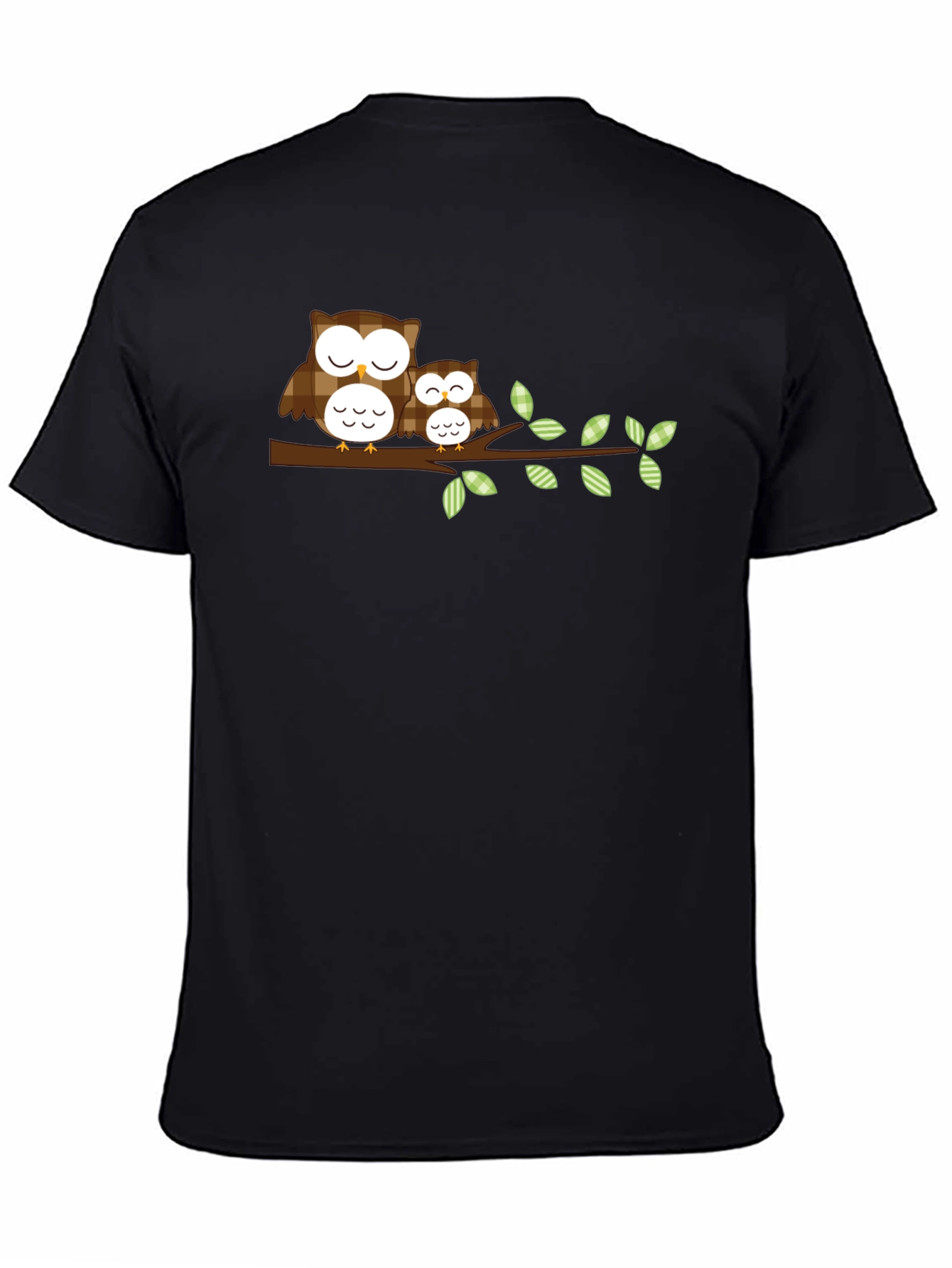 Owl Family Graphic Tee - Nature Lover Shirt