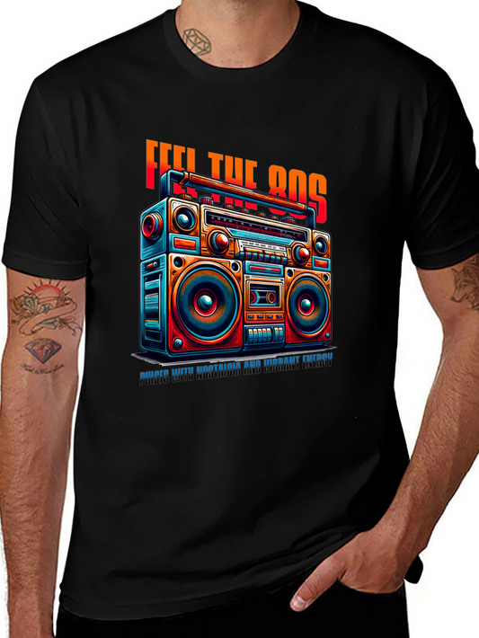 Retro 80s Boombox T-Shirt