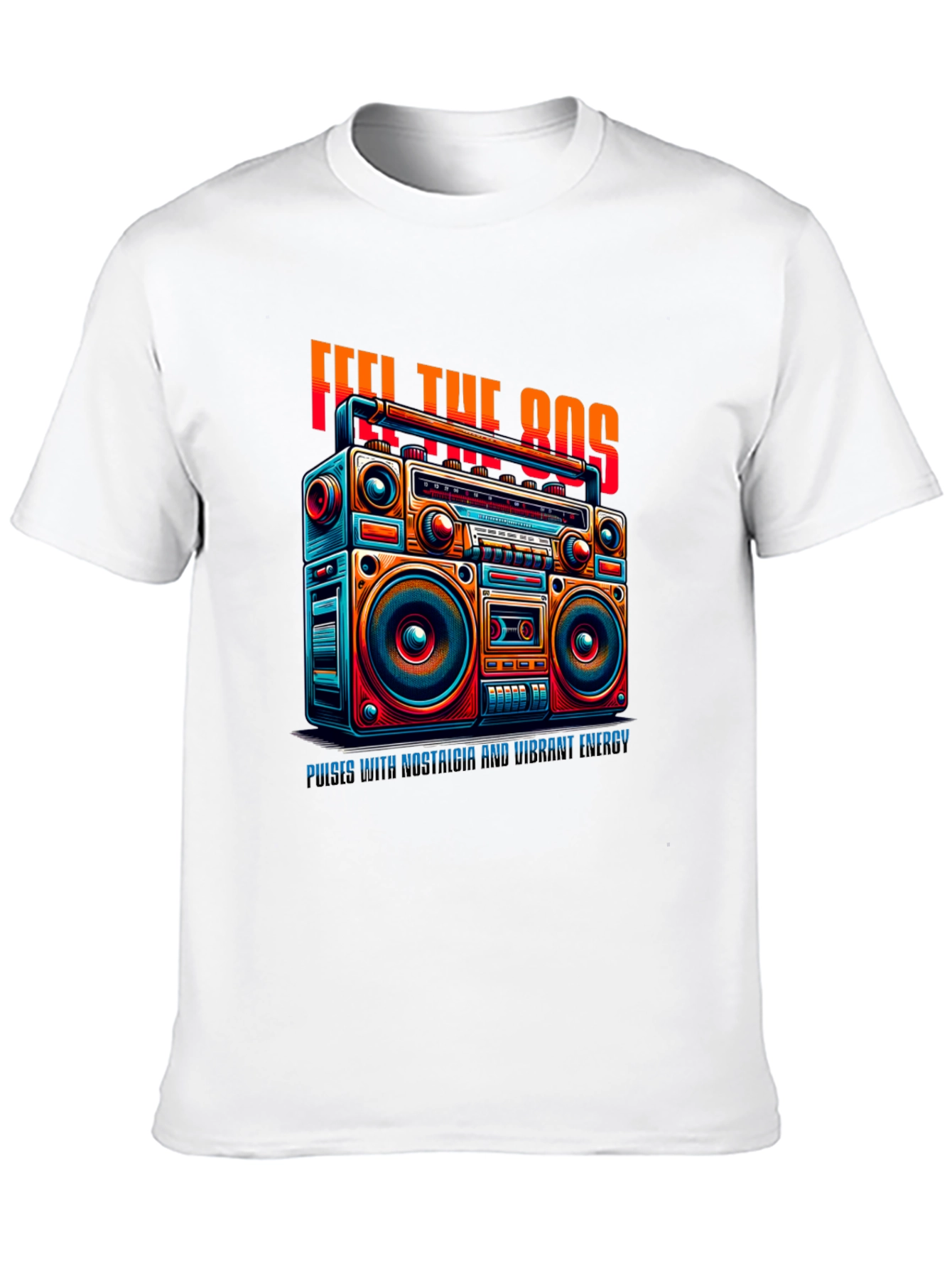 Retro 80s Boombox T-Shirt