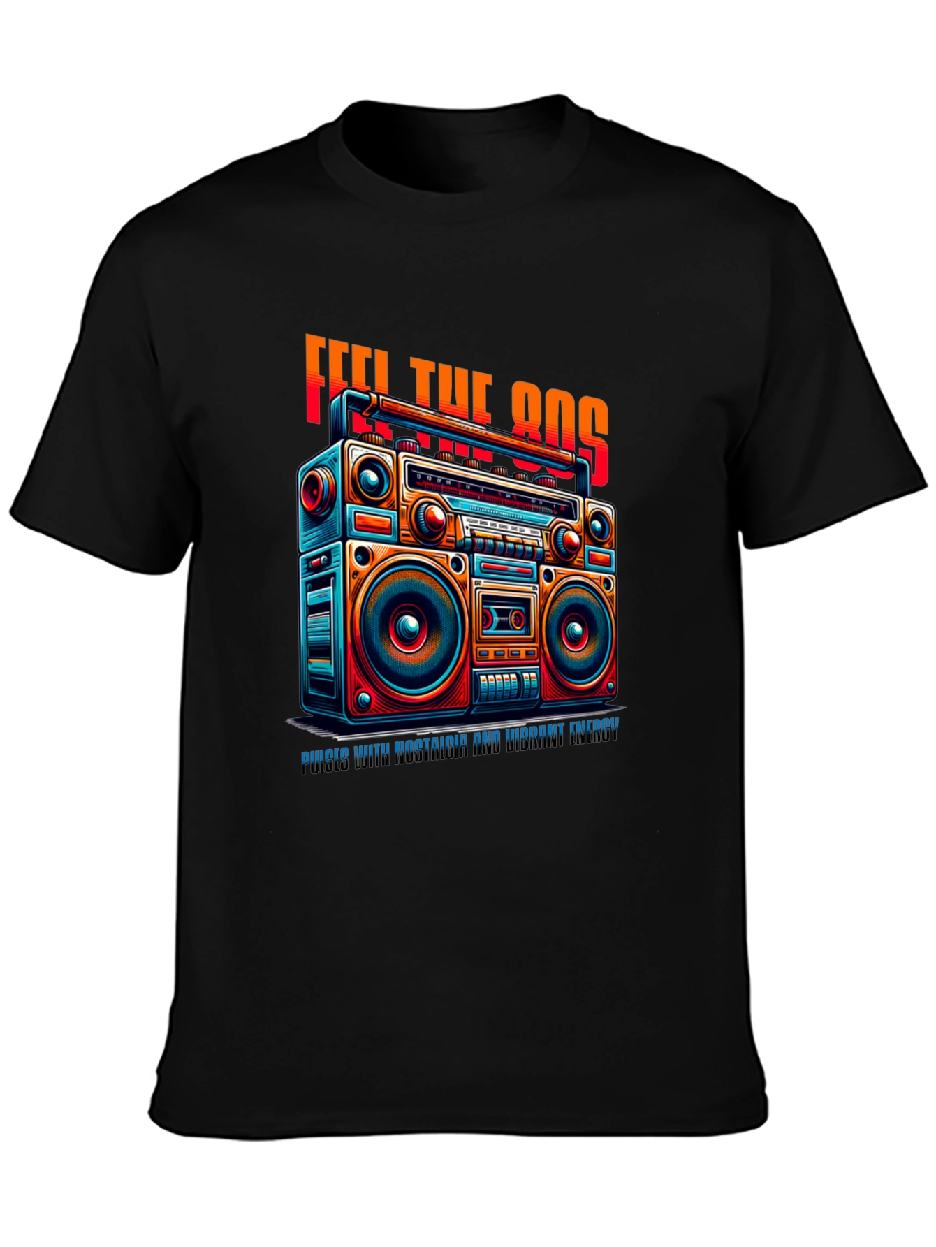 Retro 80s Boombox T-Shirt
