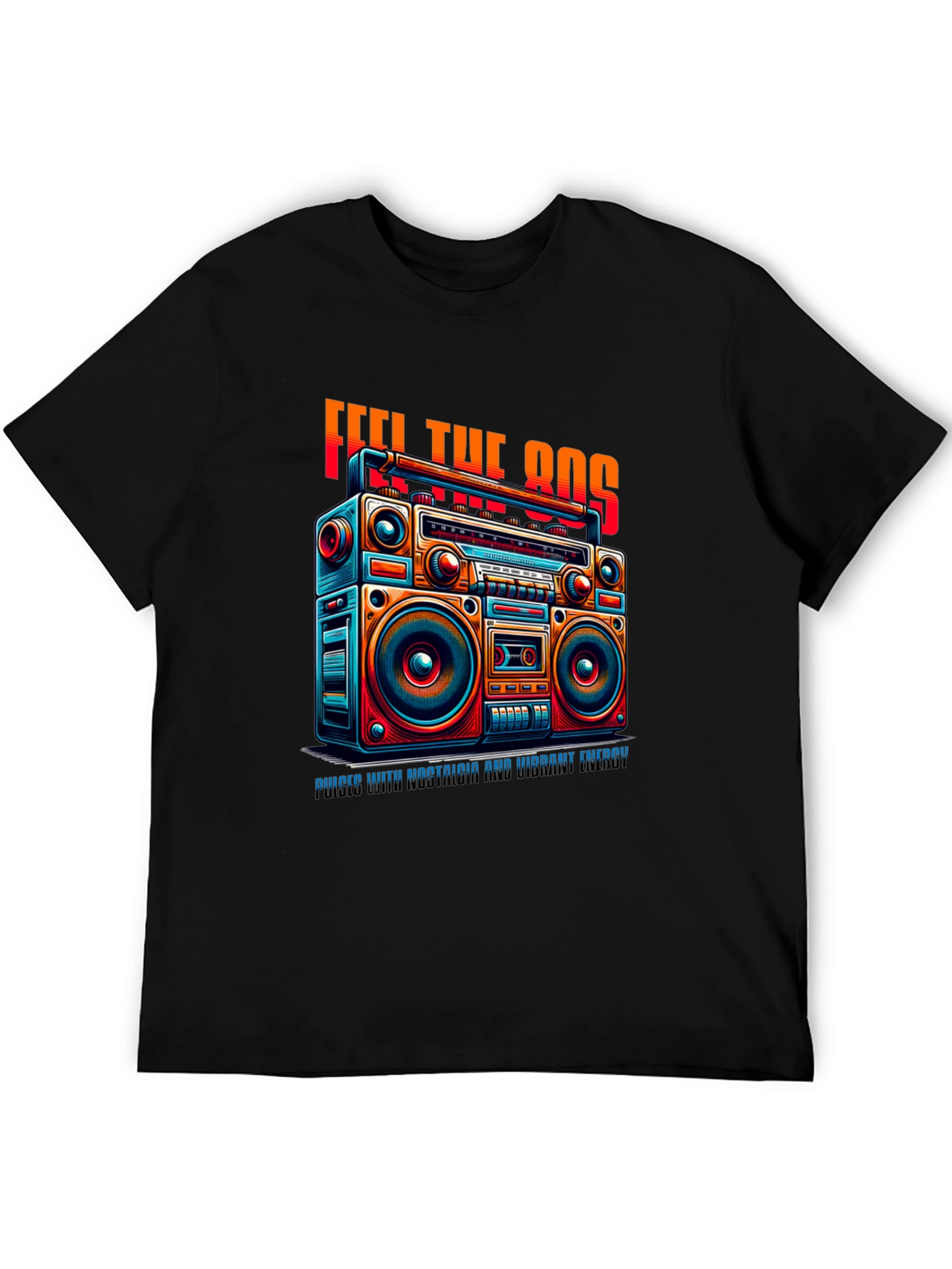 Retro 80s Boombox T-Shirt