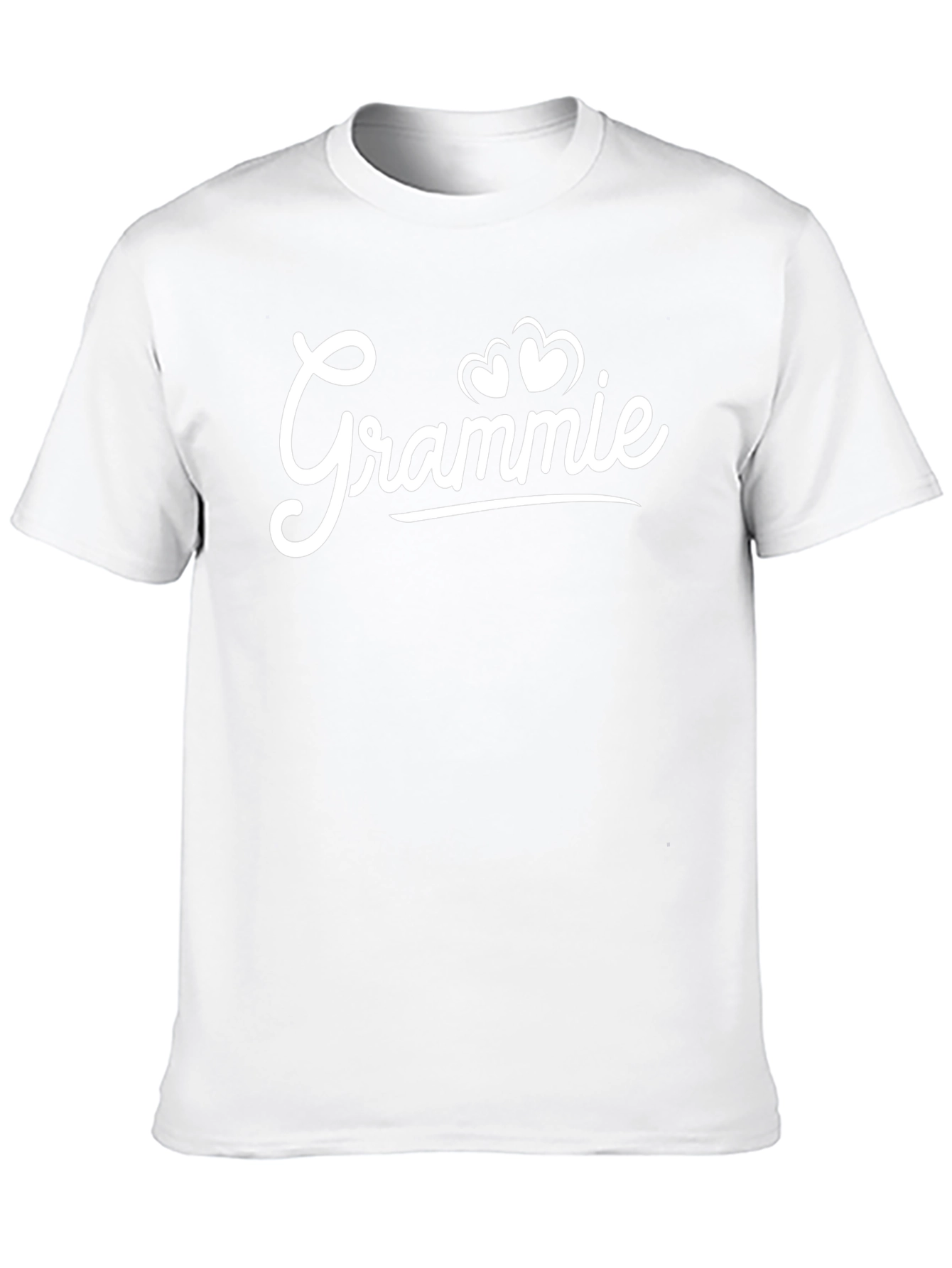 Grammie Hearts Graphic Black T-Shirt