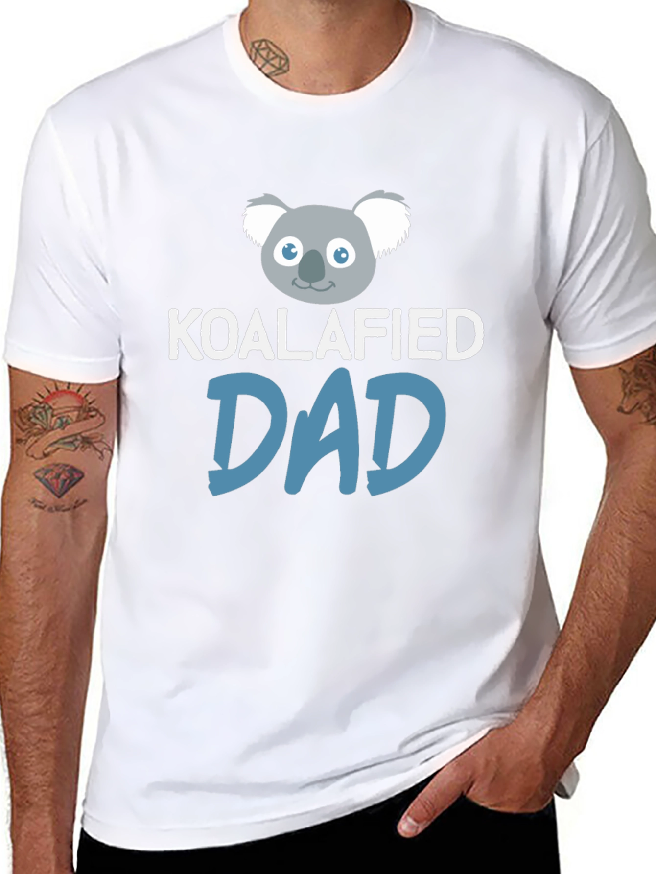 Koalafied Dad Graphic T-Shirt