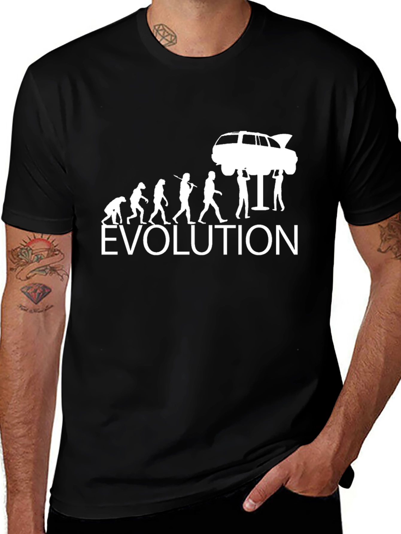 Evolution Mechanic T-Shirt - Automotive Repair Gift