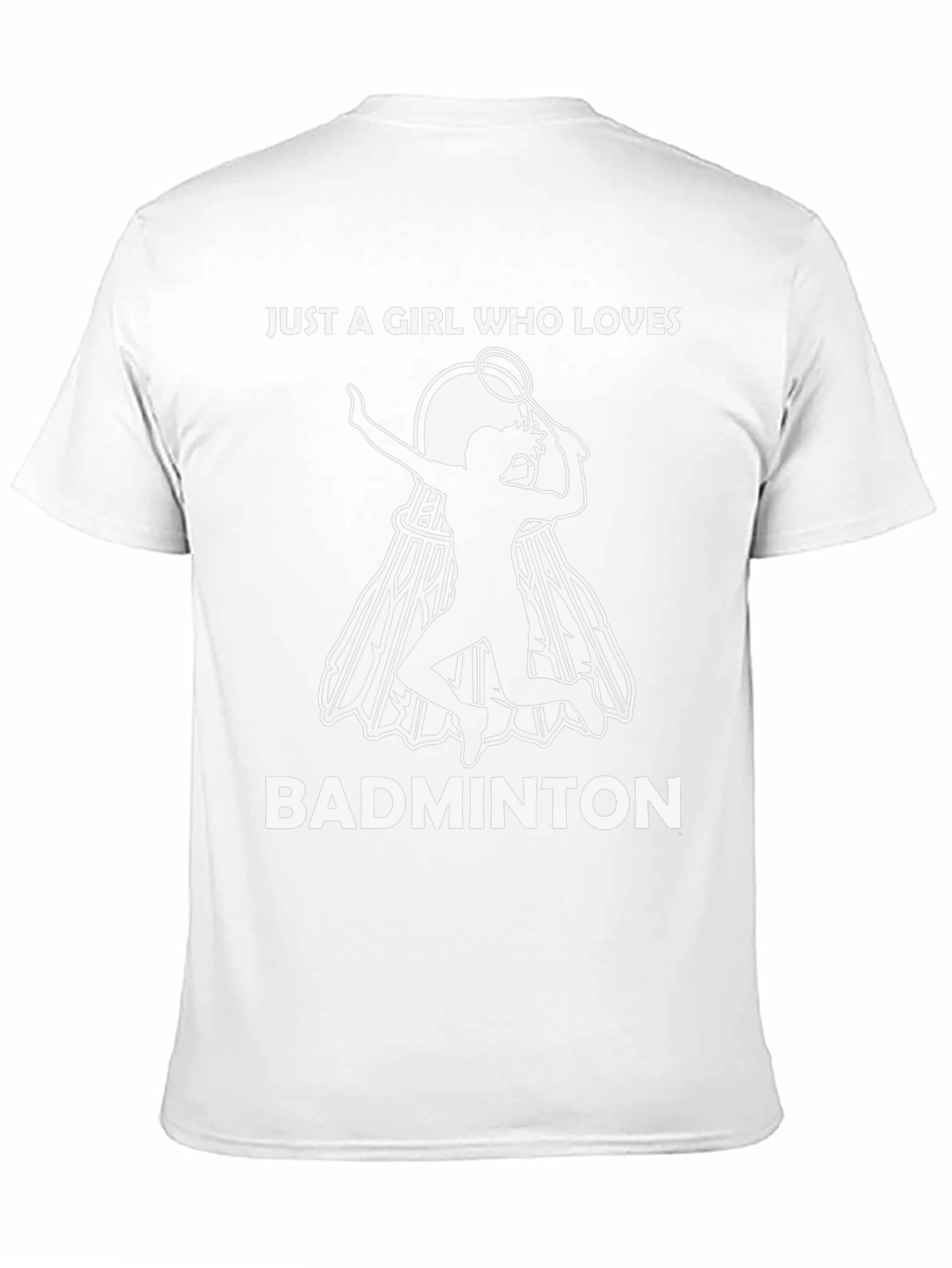 Badminton Girl T-Shirt - Love for Badminton