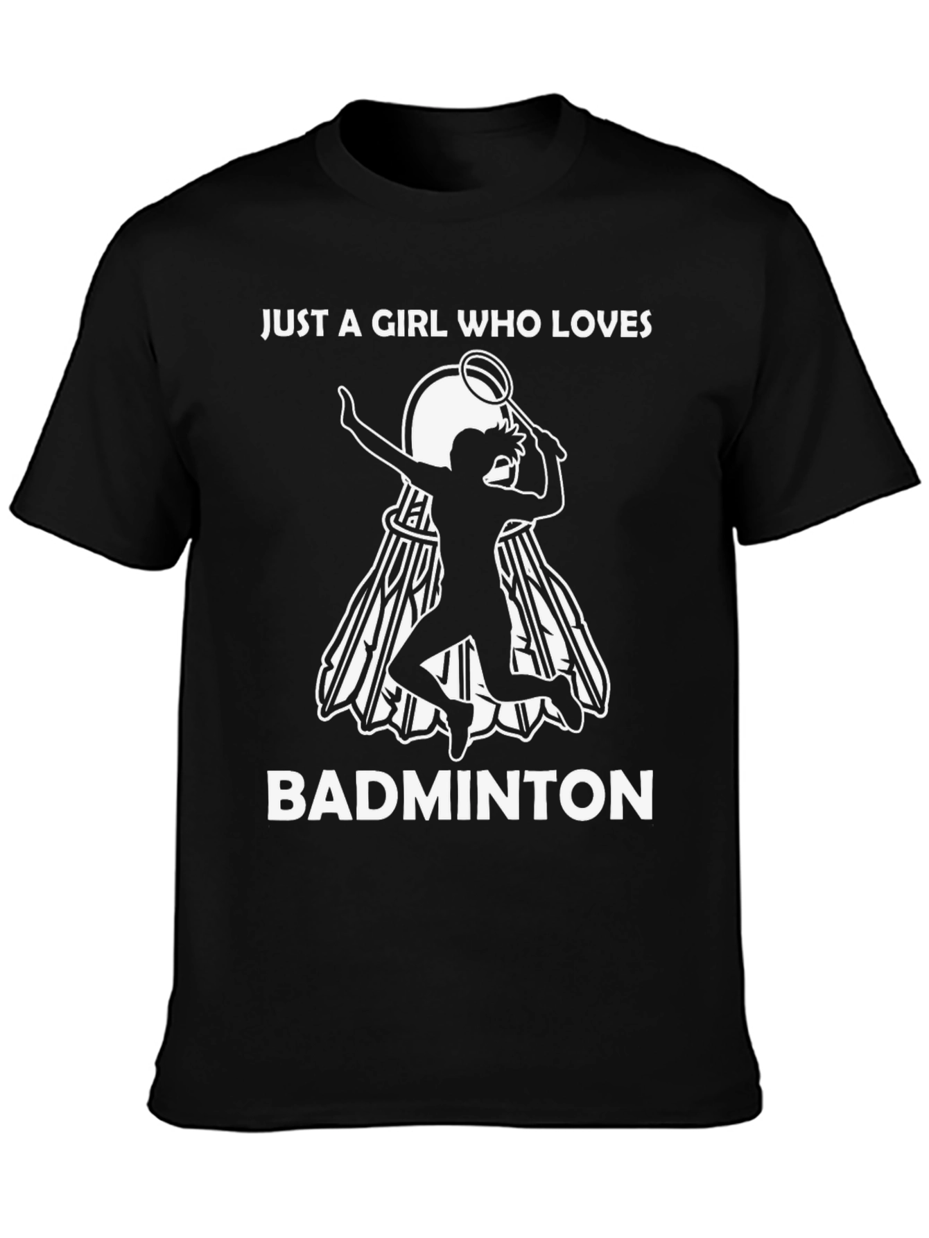 Badminton Girl T-Shirt - Love for Badminton