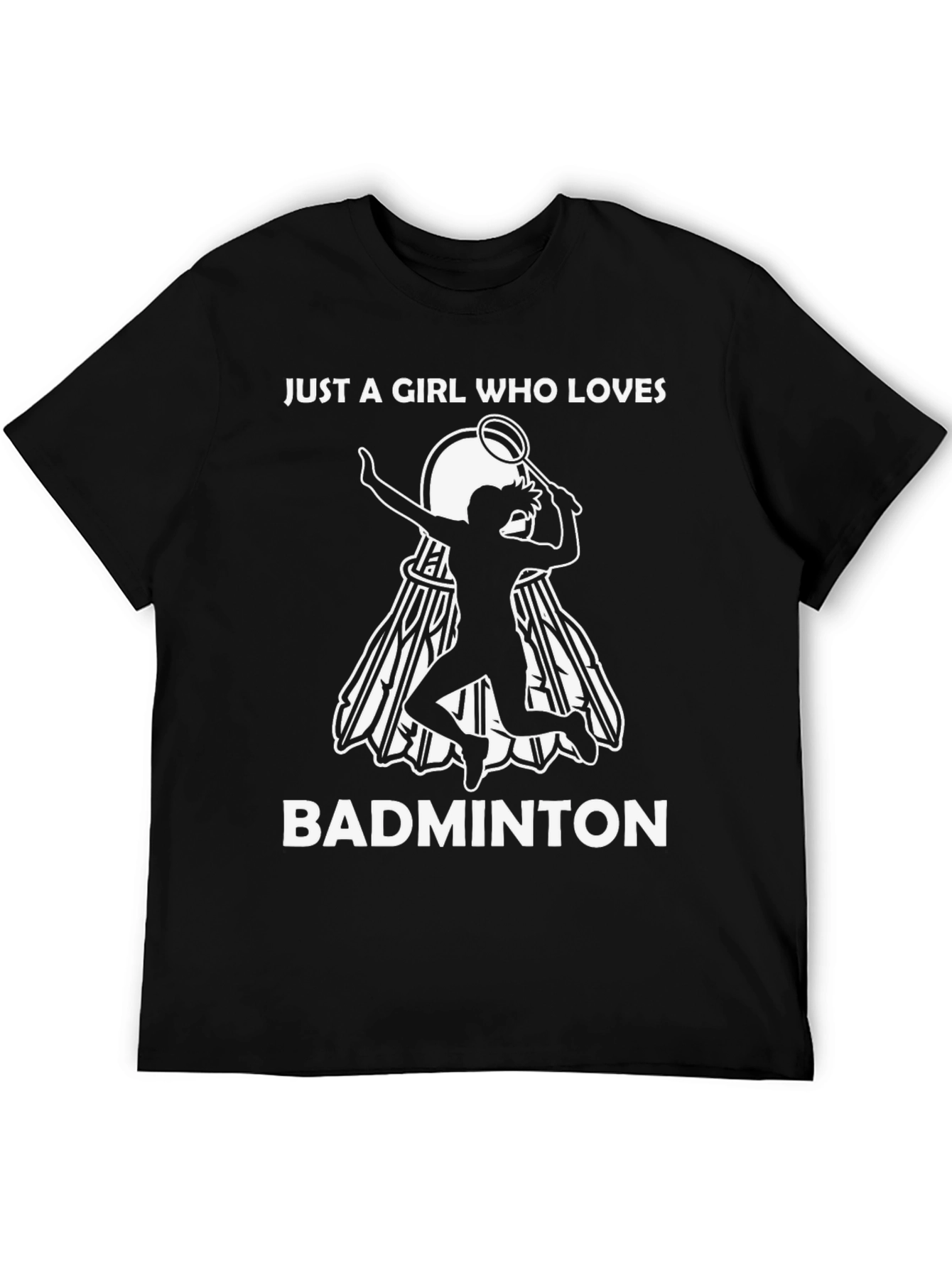 Badminton Girl T-Shirt - Love for Badminton