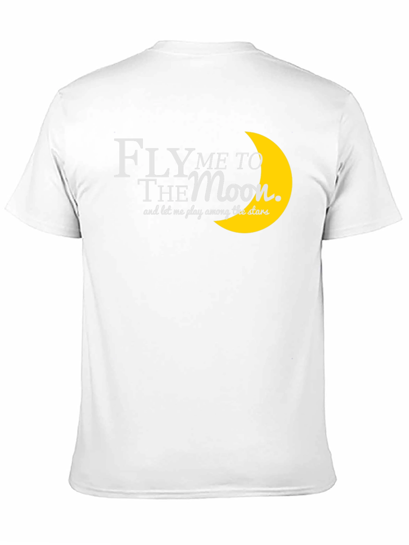 Fly Me to the Moon Graphic Tee - Black