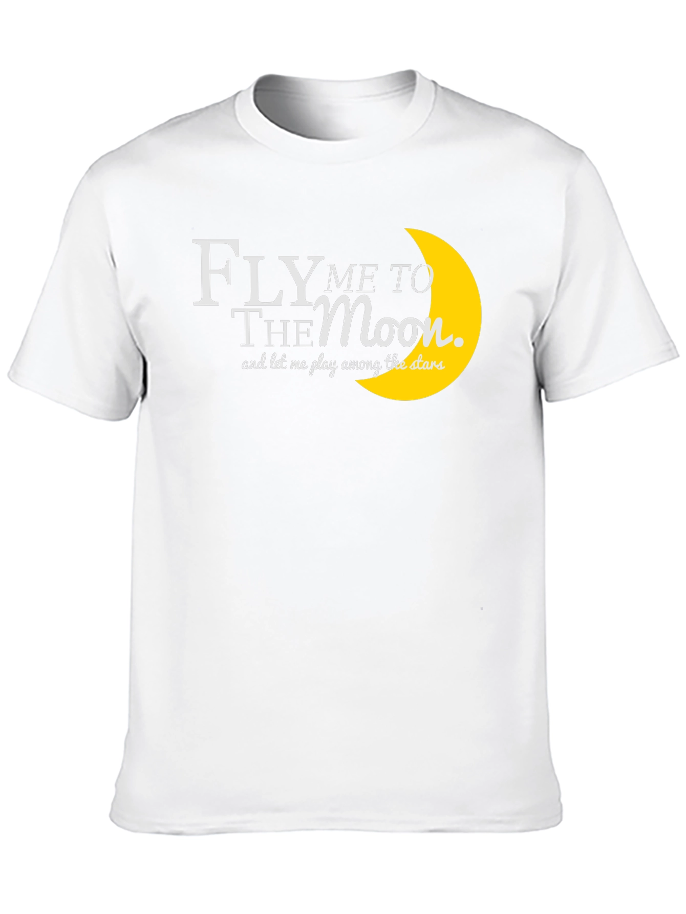 Fly Me to the Moon Graphic Tee - Black