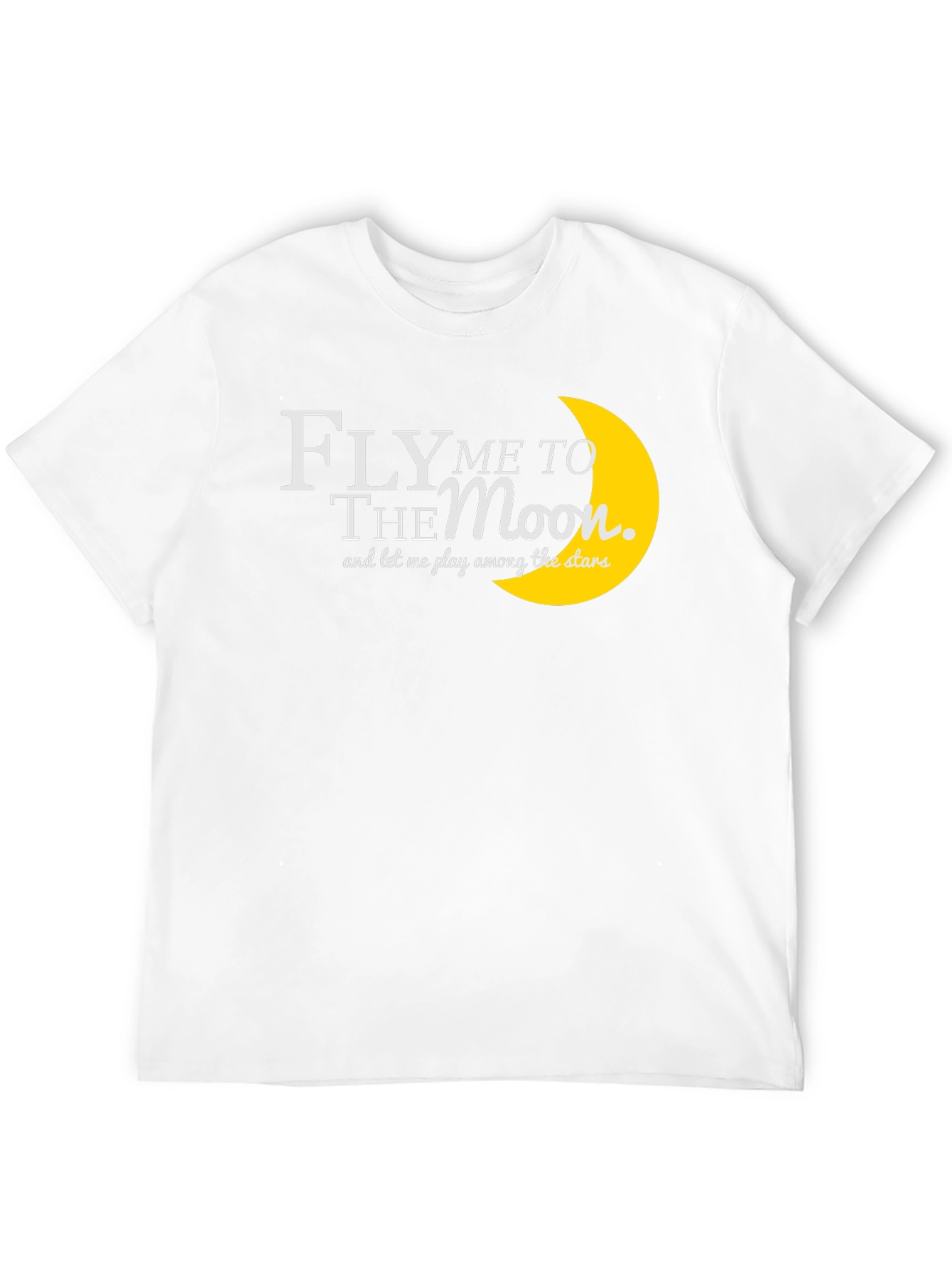 Fly Me to the Moon Graphic Tee - Black