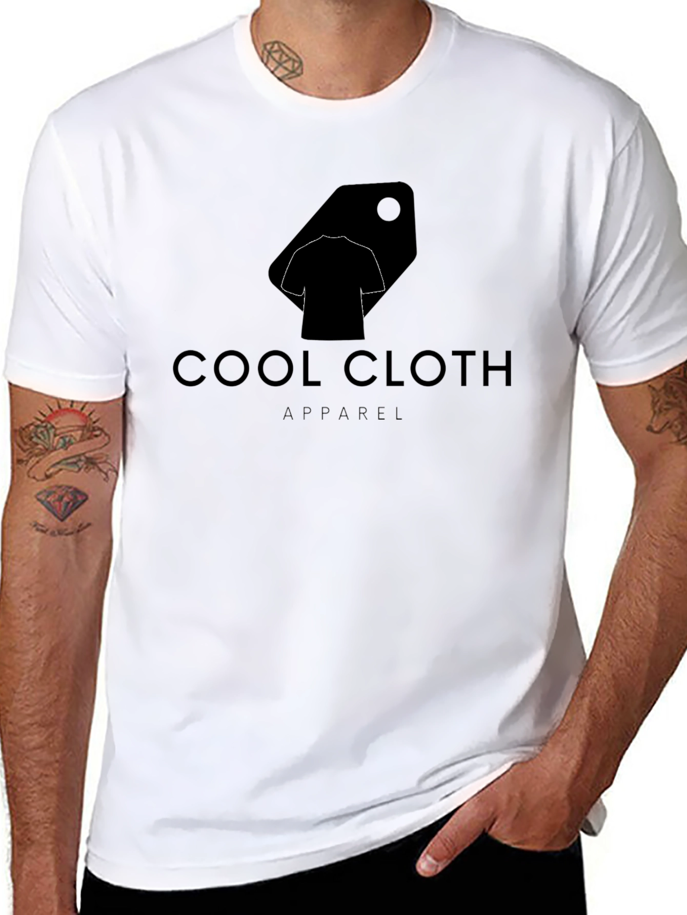 Cool Cloth Apparel T-Shirt - Modern Black Tee