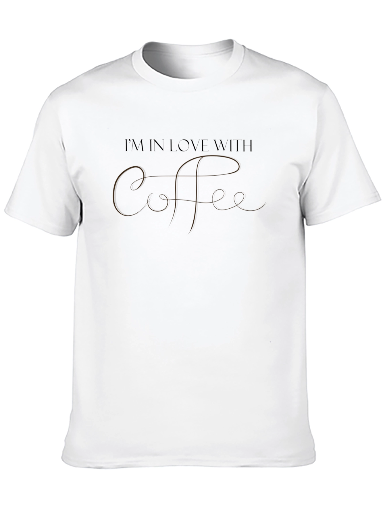 Coffee Lovers Tee: Im In Love With Coffee