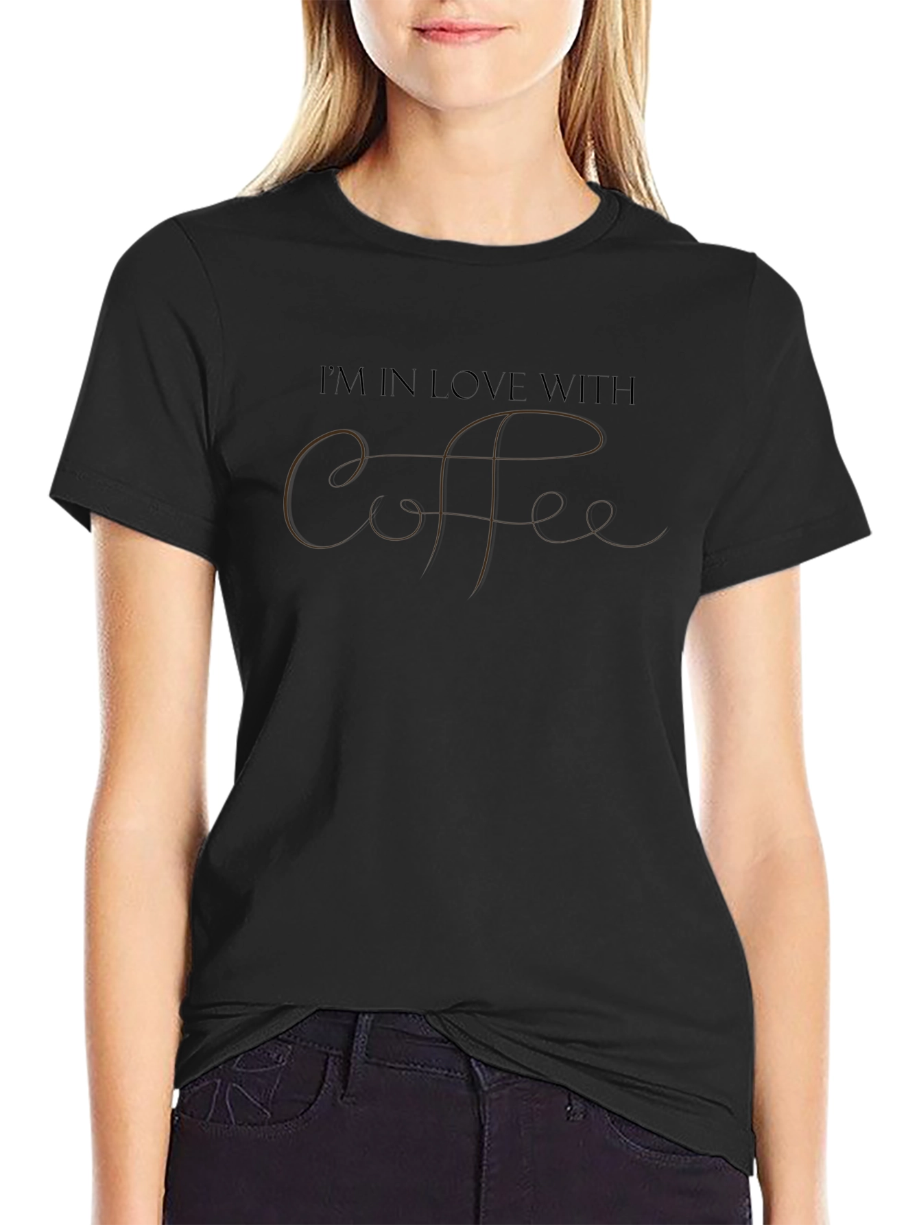 Coffee Lovers Tee: Im In Love With Coffee