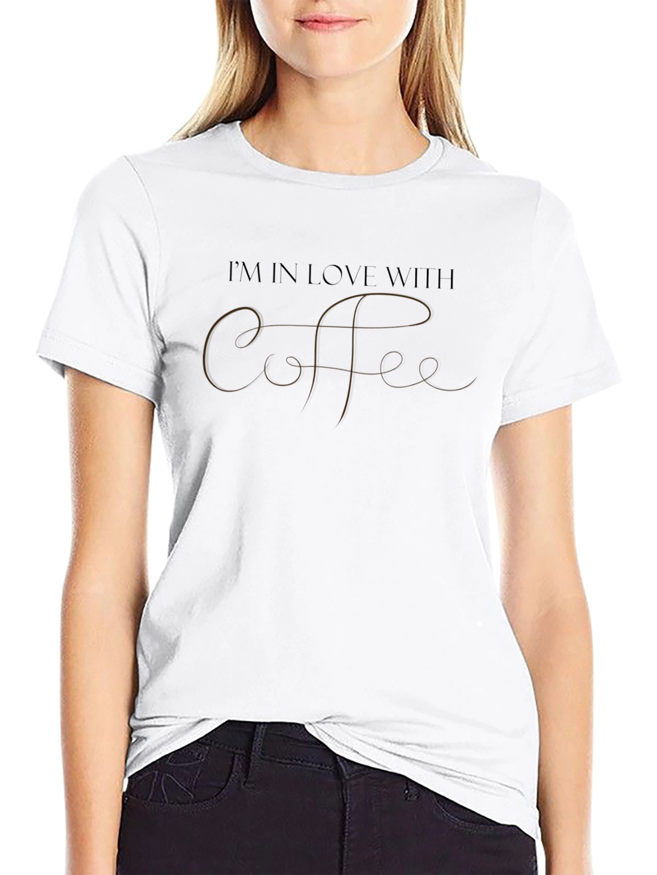 Coffee Lovers Tee: Im In Love With Coffee