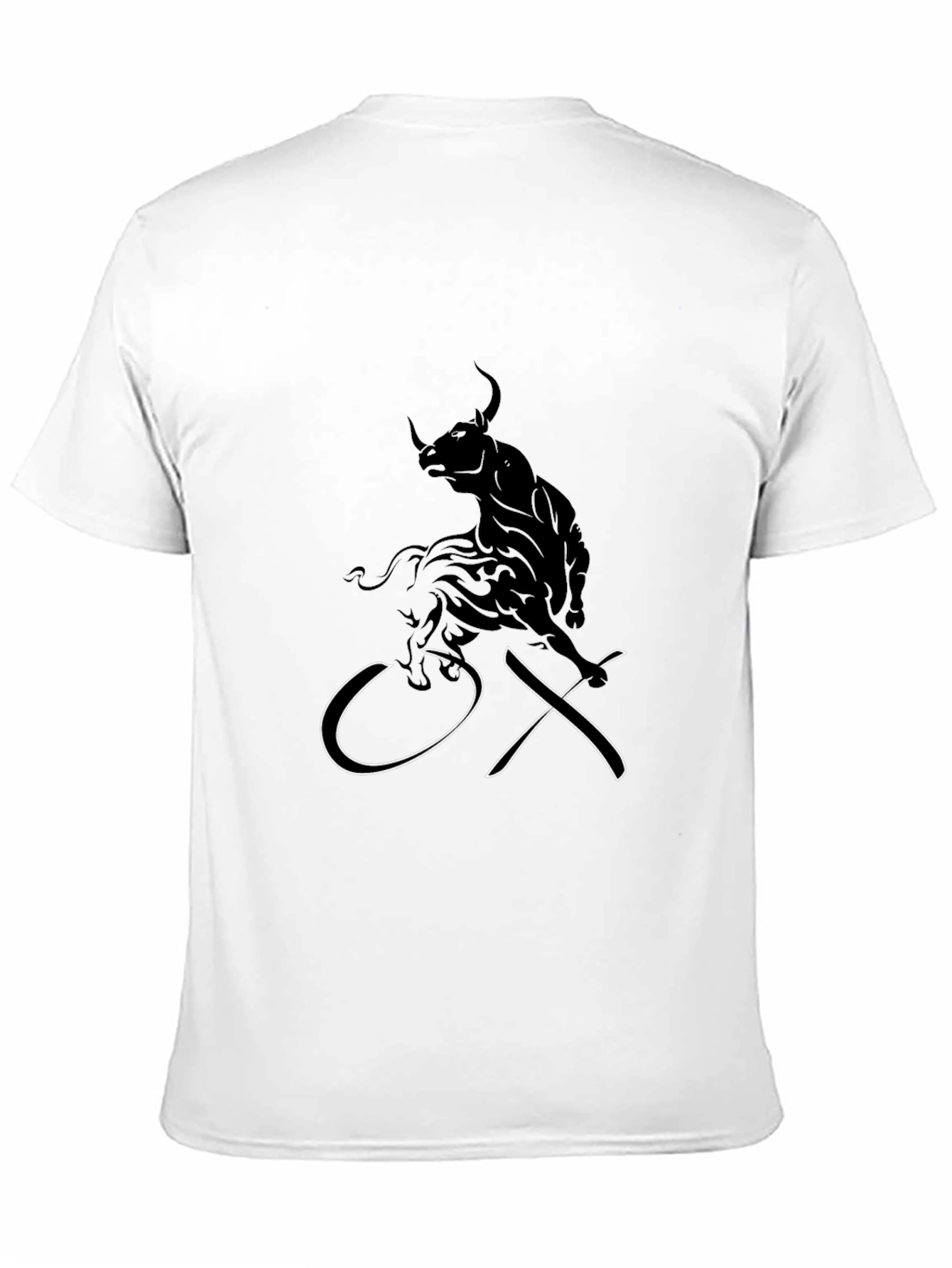 Black Bull T-Shirt - Ox Design