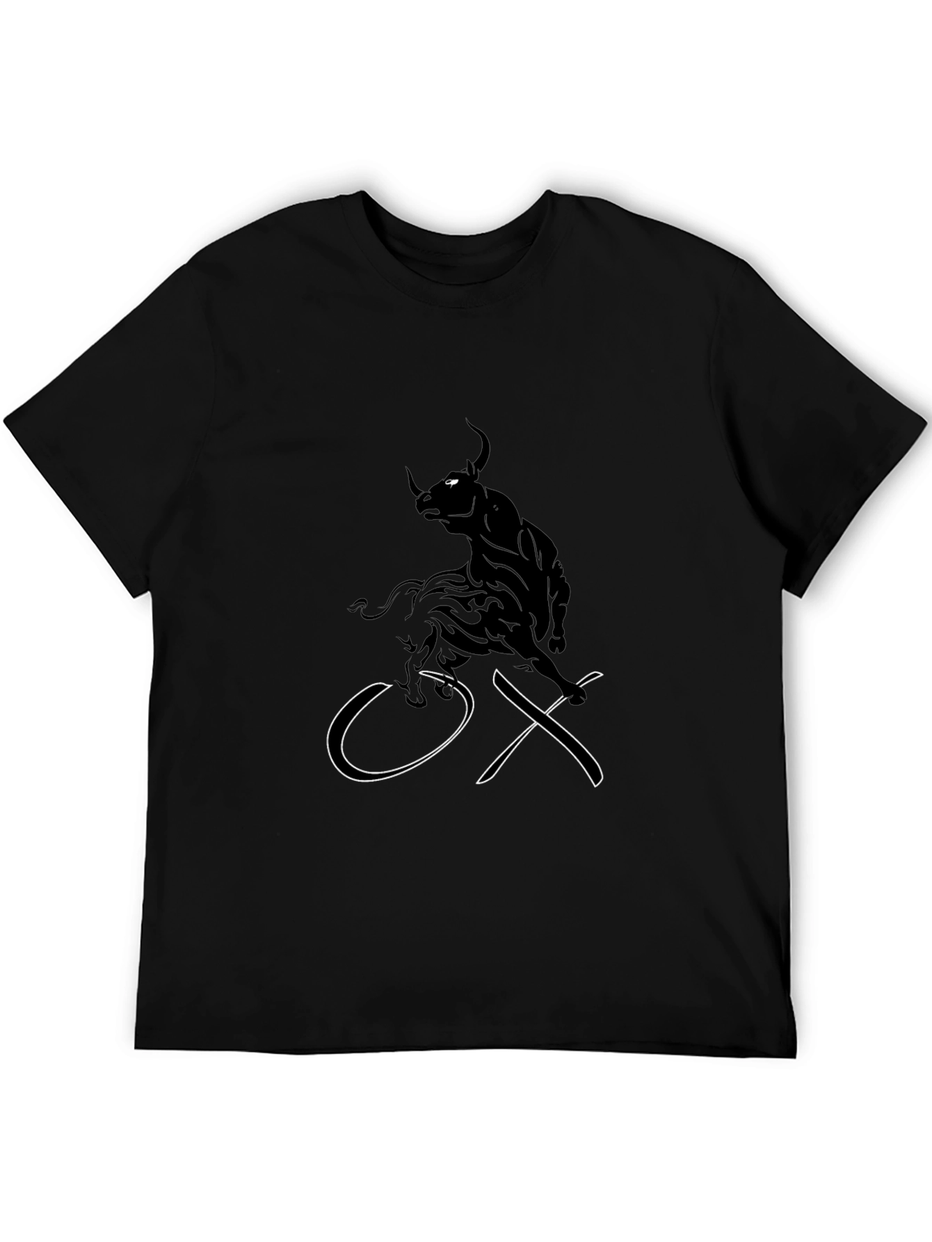 Black Bull T-Shirt - Ox Design
