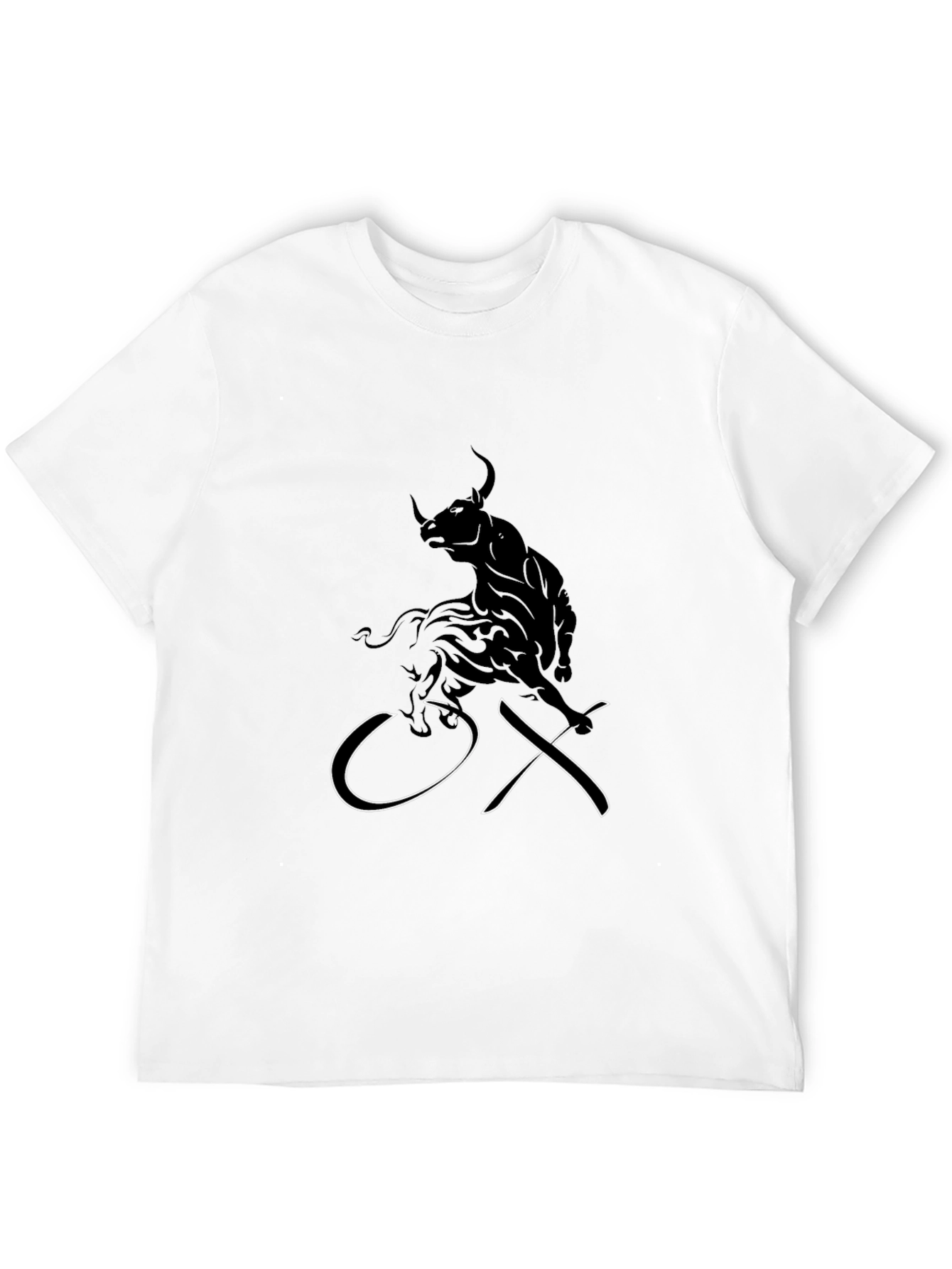 Black Bull T-Shirt - Ox Design