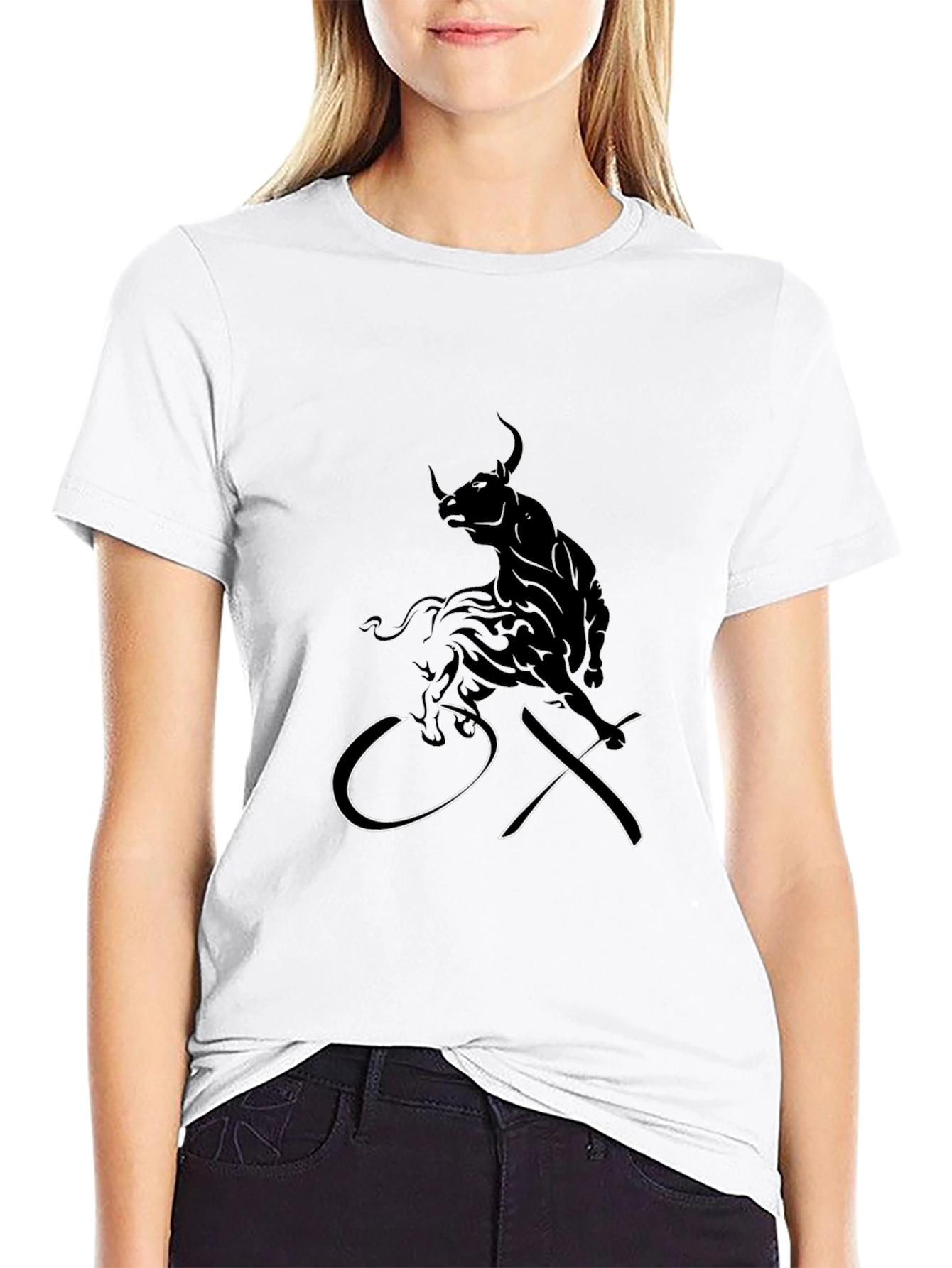 Black Bull T-Shirt - Ox Design