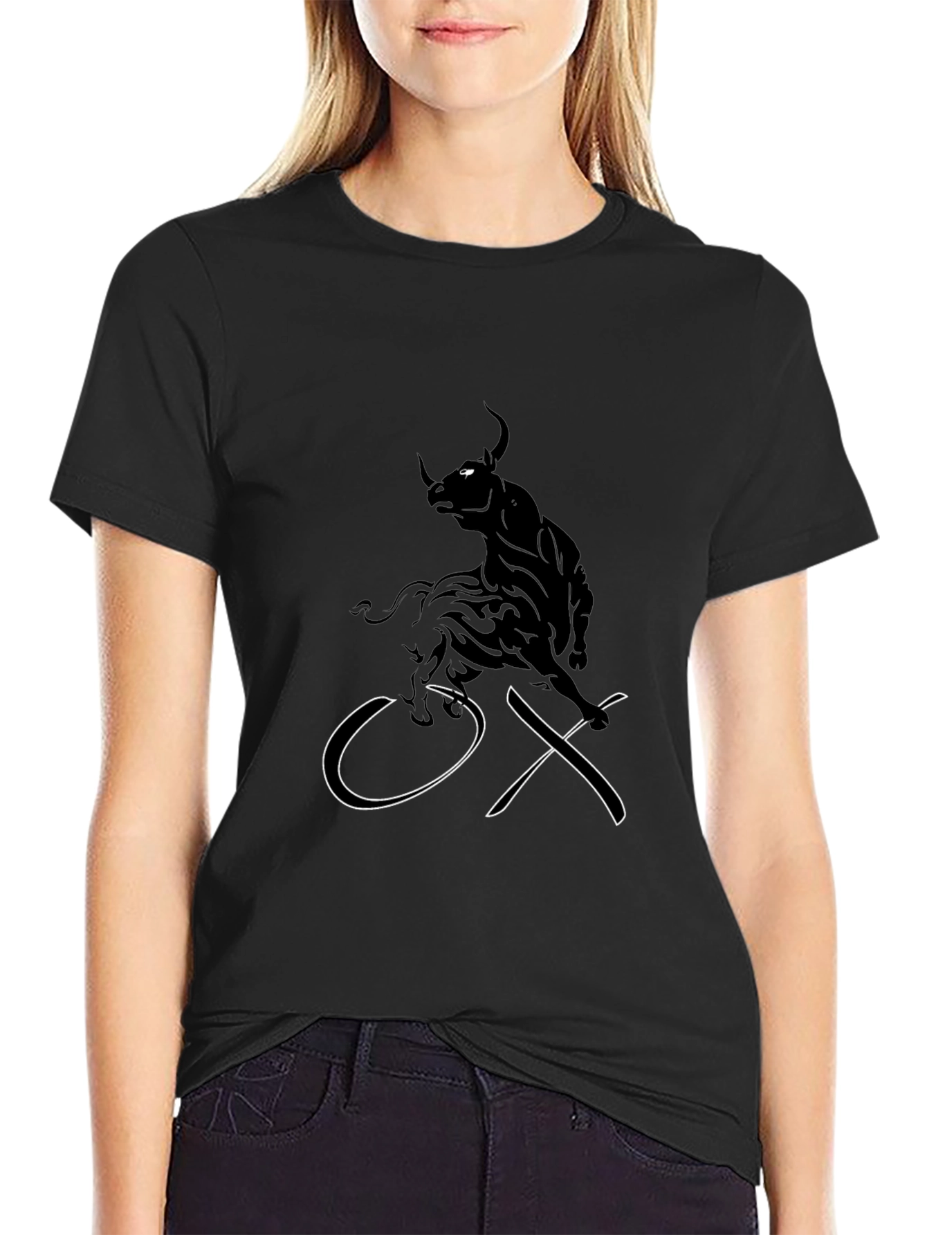 Black Bull T-Shirt - Ox Design